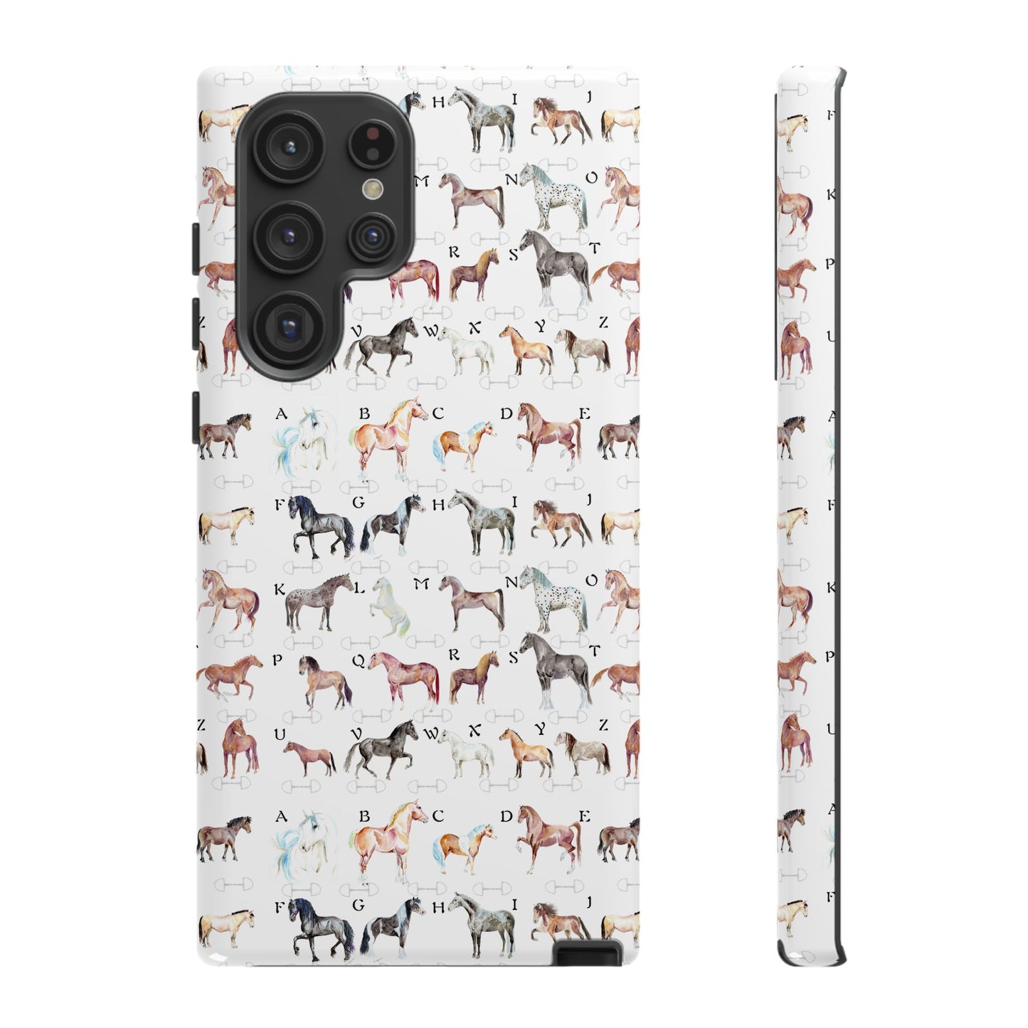 ABC Horse Breeds Tough Phone Case
