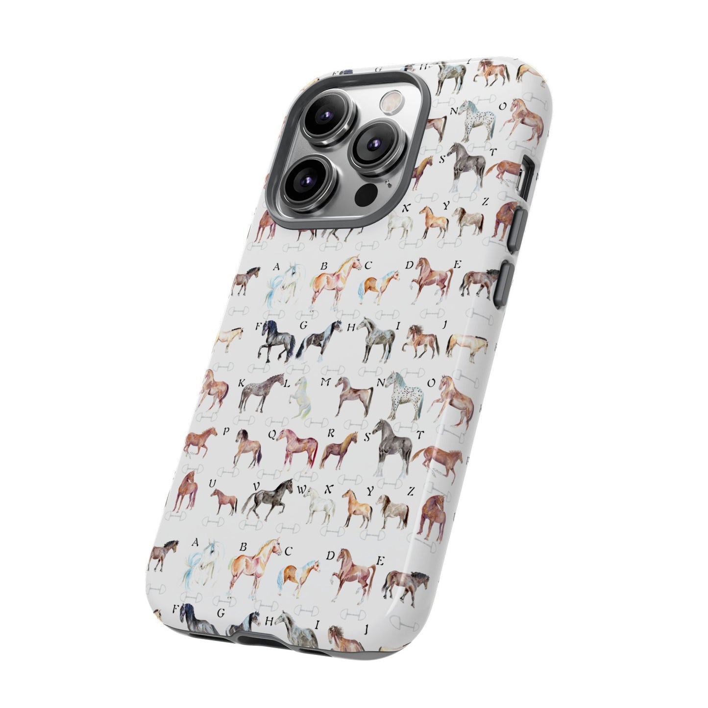ABC Horse Breeds Tough Phone Case