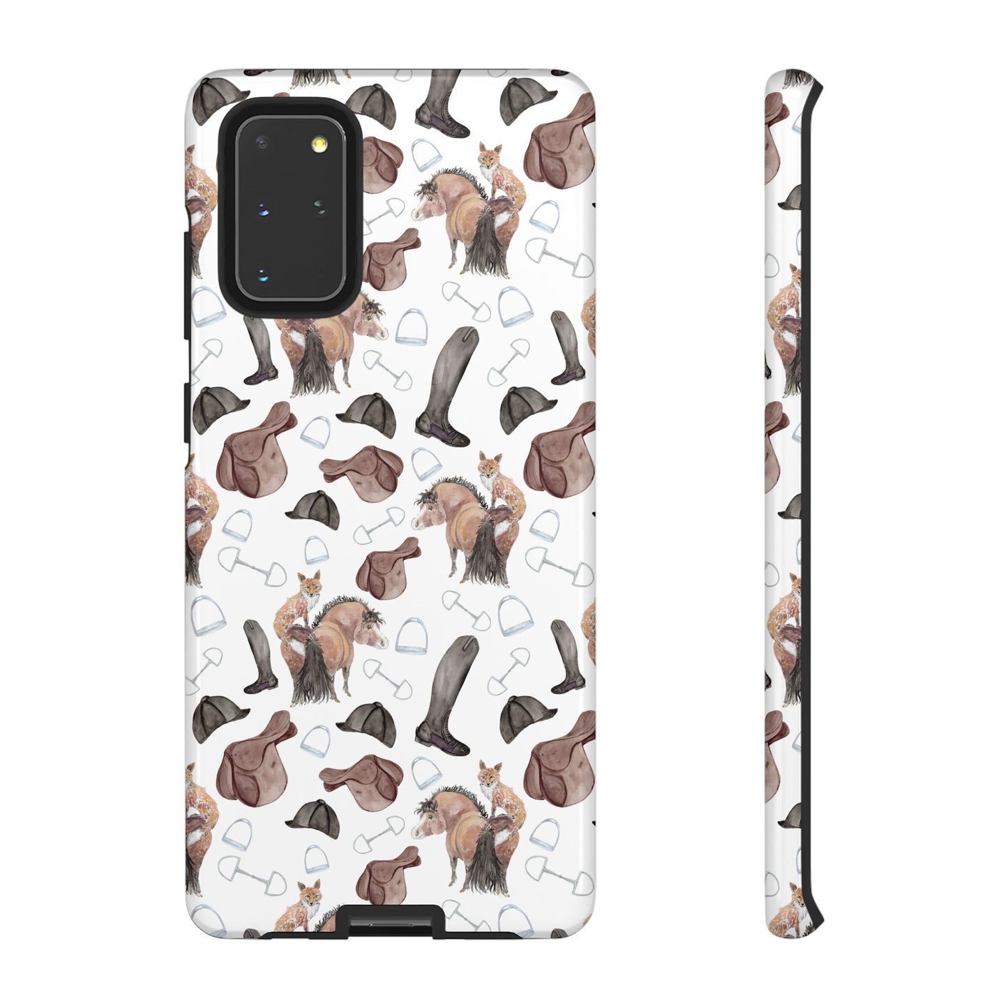 Adorable Little Pony and Fox Print Tough Phone Case