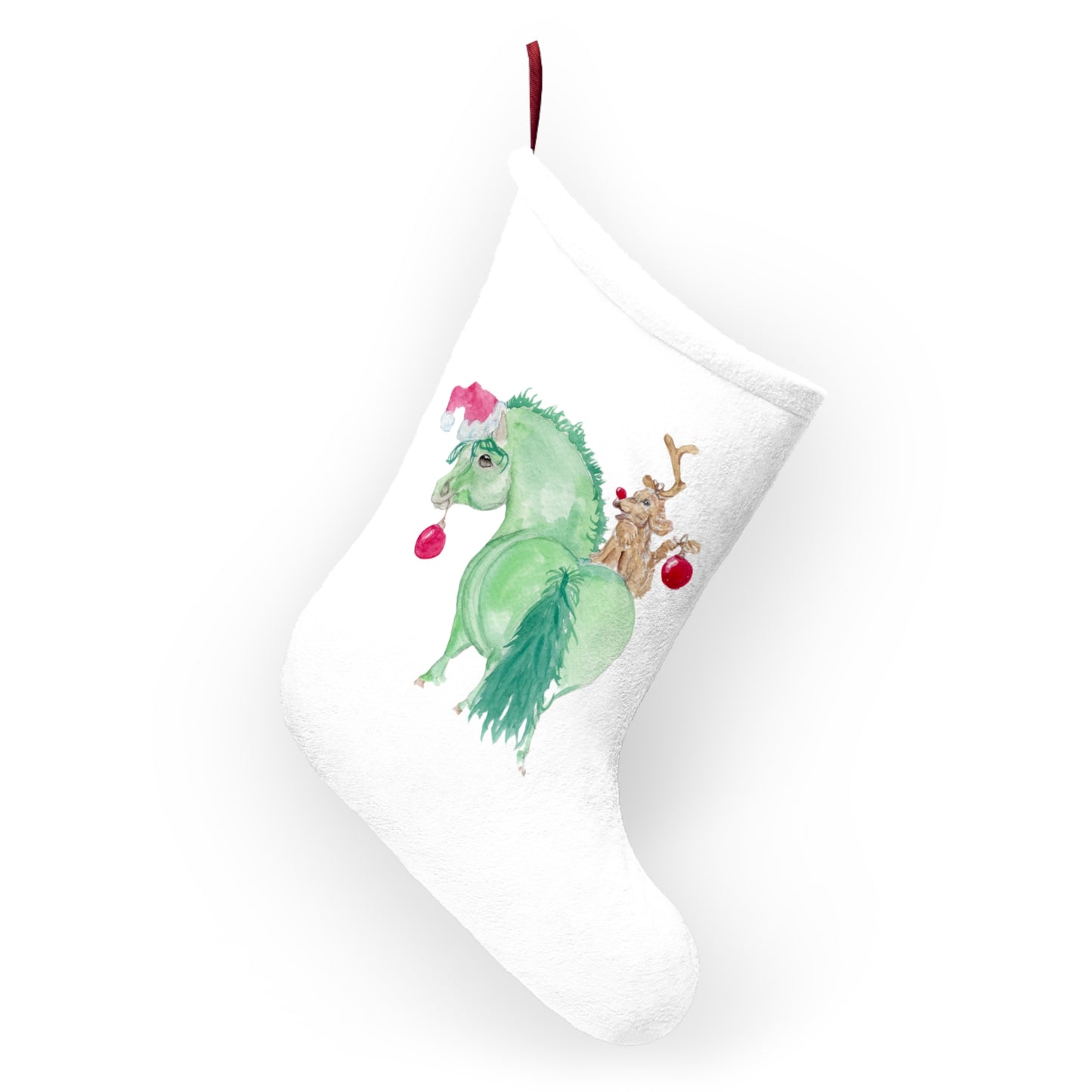 Adorable Grinch Pony Christmas Stockings