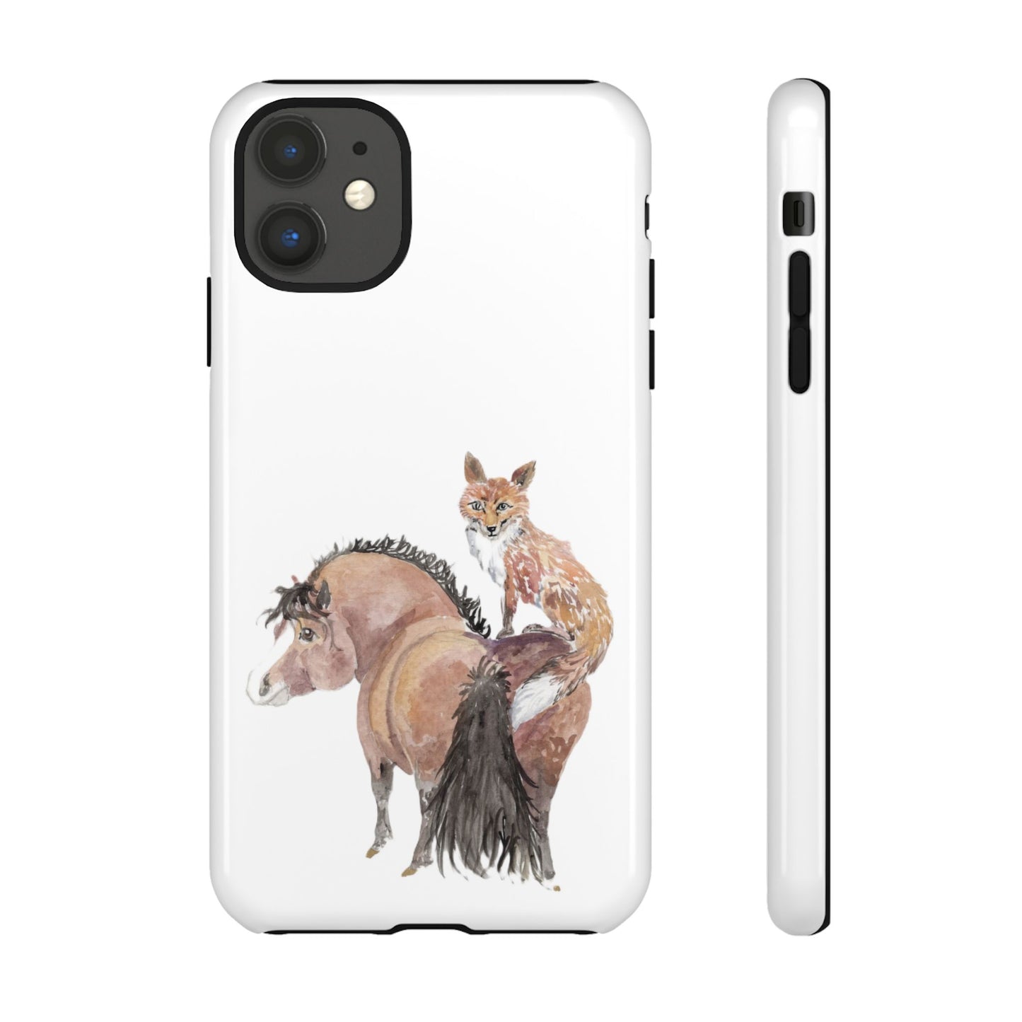 Adorable Little Pony and Fox Friend Tough Phone Case