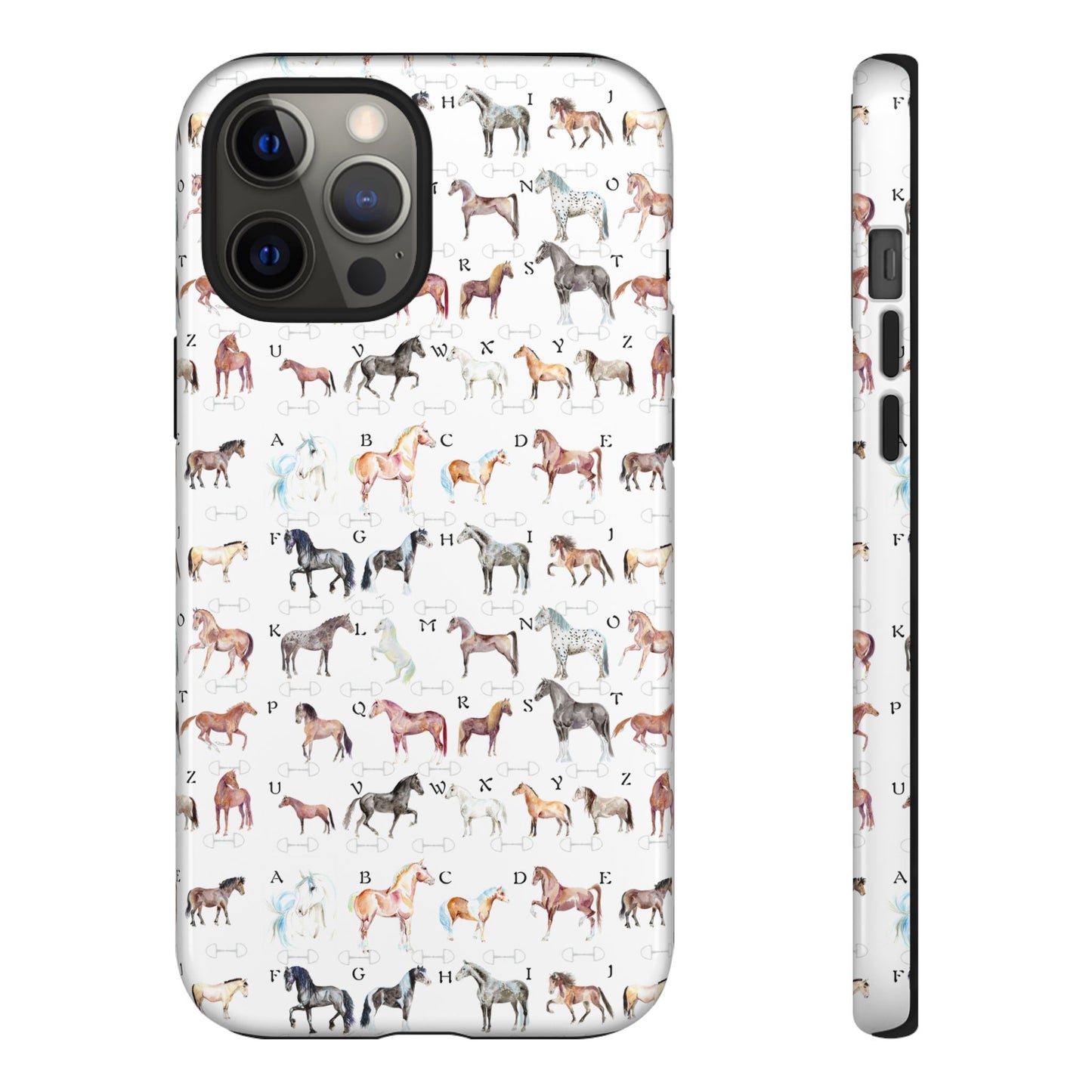 ABC Horse Breeds Tough Phone Case