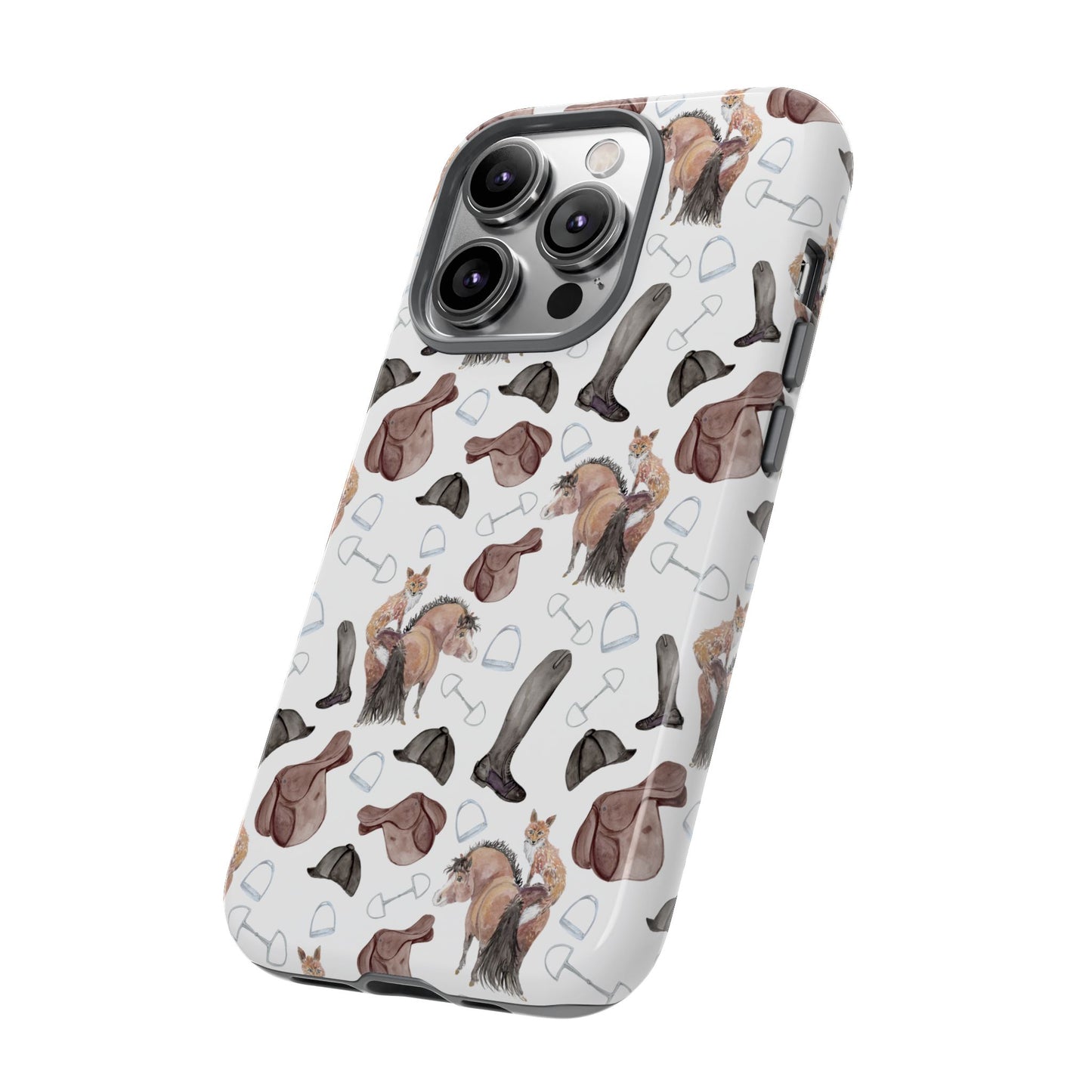 Adorable Little Pony and Fox Print Tough Phone Case