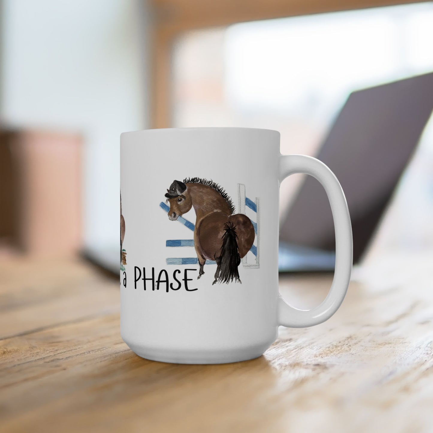Adorable Its not just a phase - Watercolor- Mug