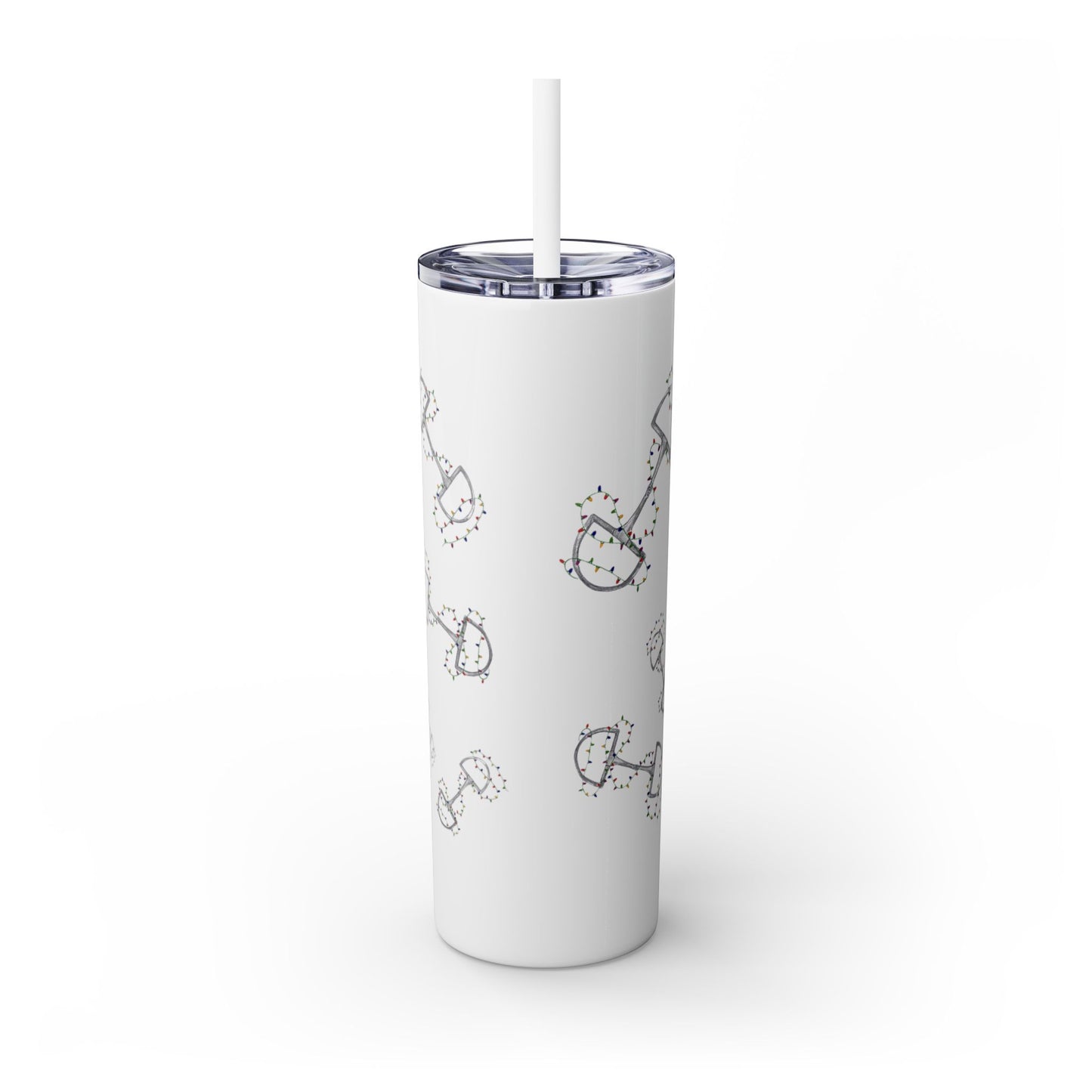 Adorable Little Holiday Helper Skinny Tumbler with Straw, 20oz