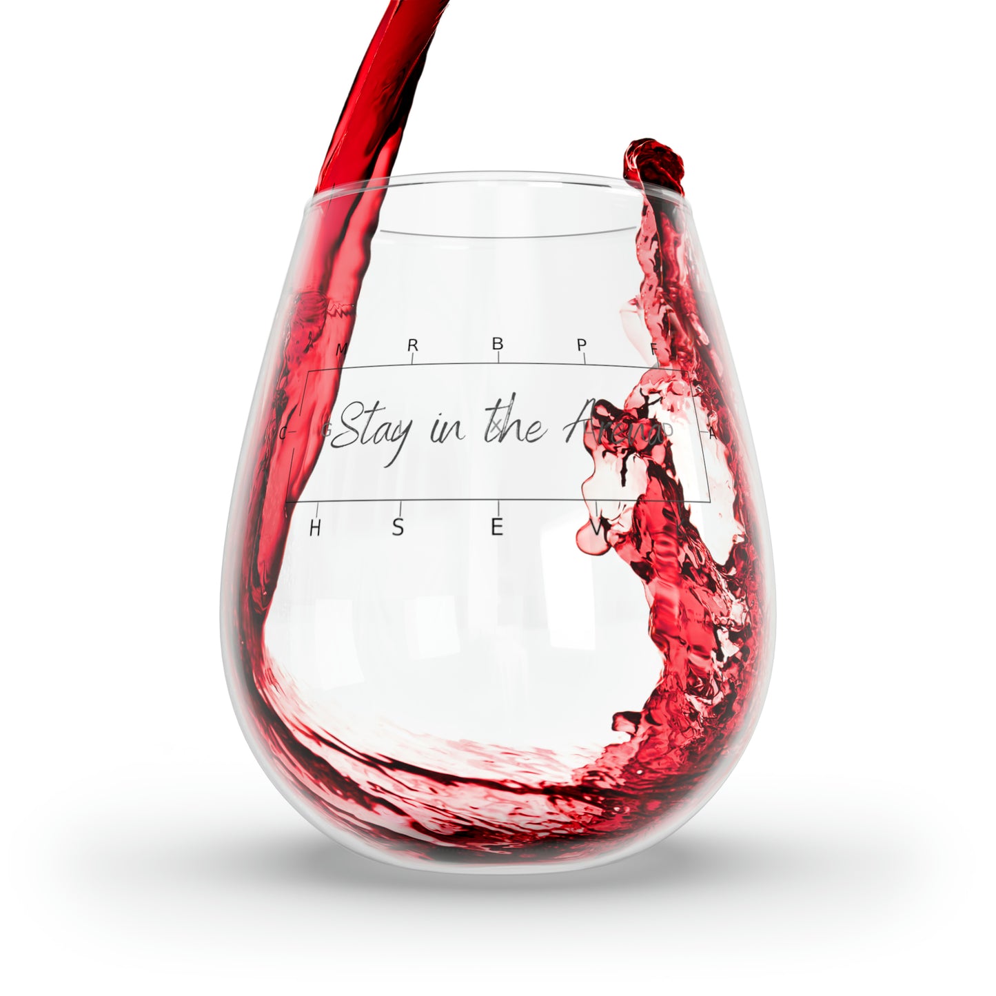 Stay in the Arena Stemless Wine Glass, 11.75oz - SonaEquestrian