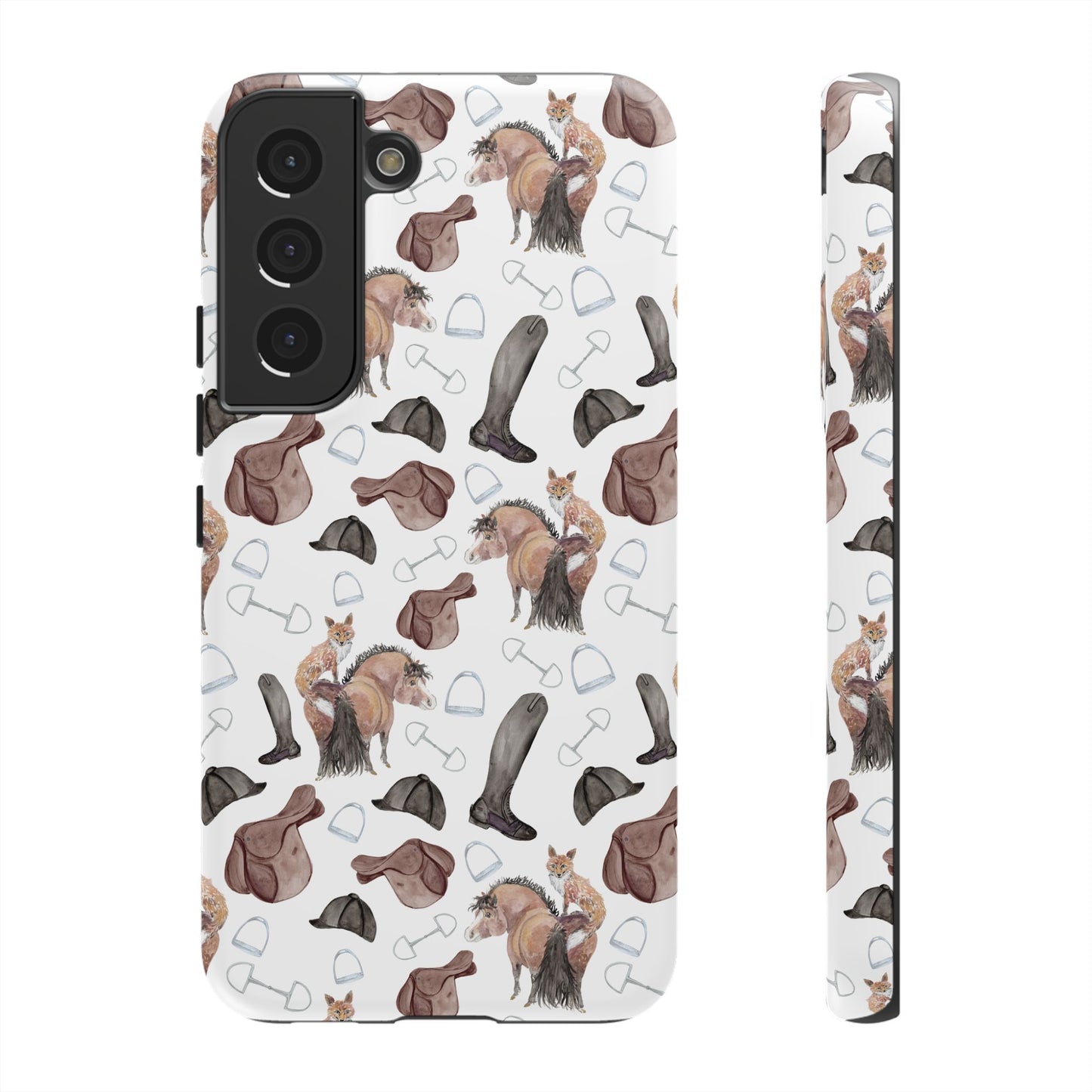Adorable Little Pony and Fox Print Tough Phone Case