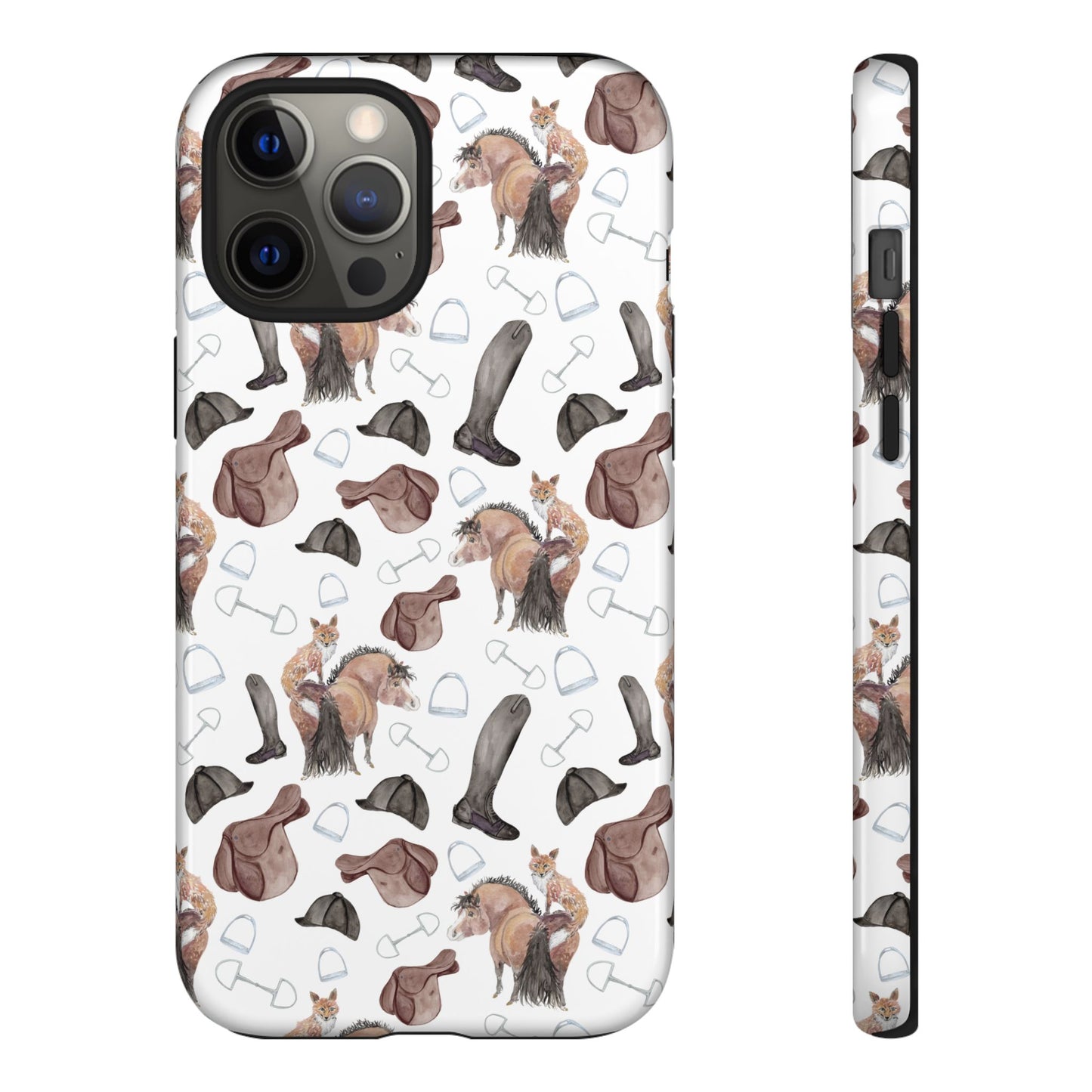 Adorable Little Pony and Fox Print Tough Phone Case