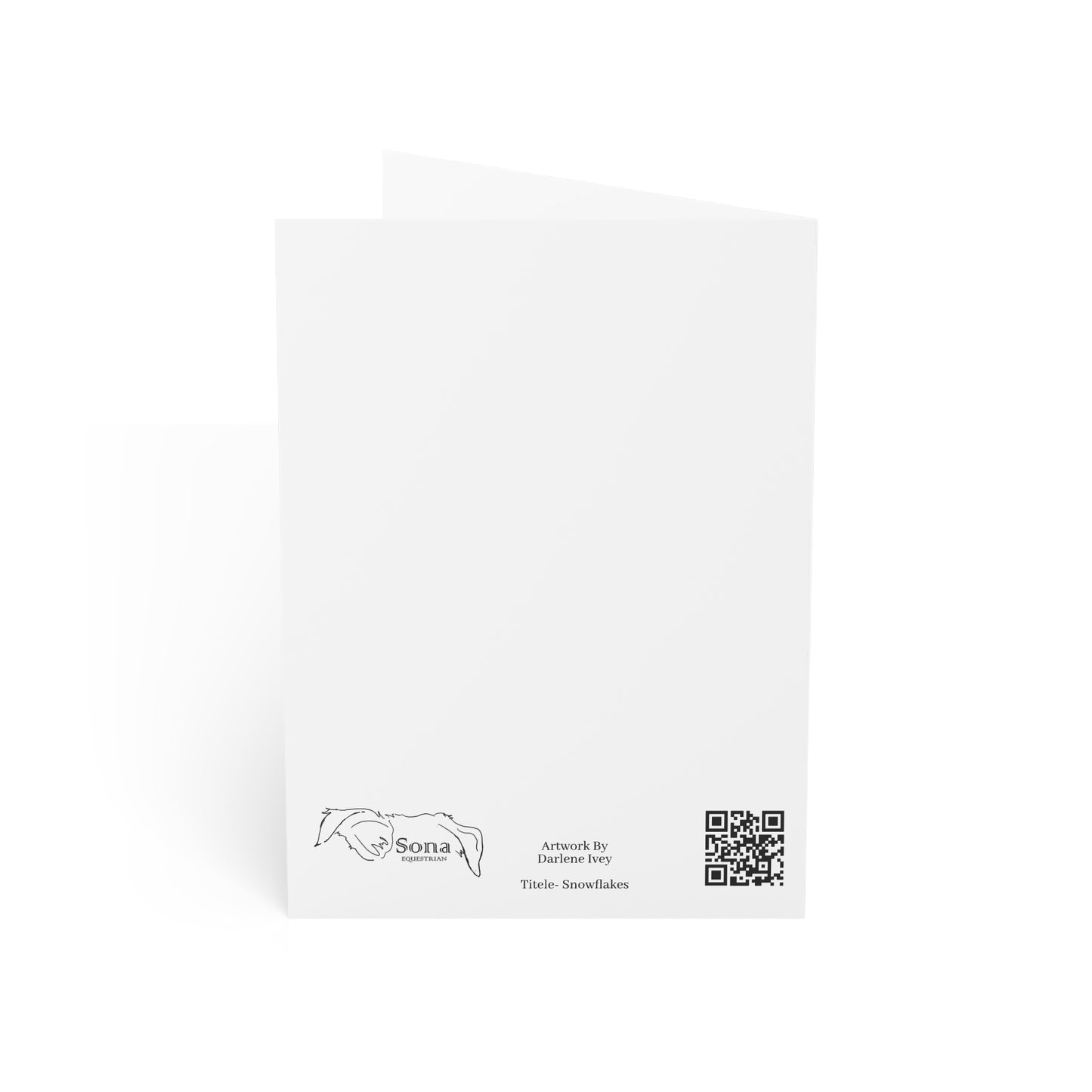 Snowflake Greeting Cards (1, 10, 30, and 50pcs)