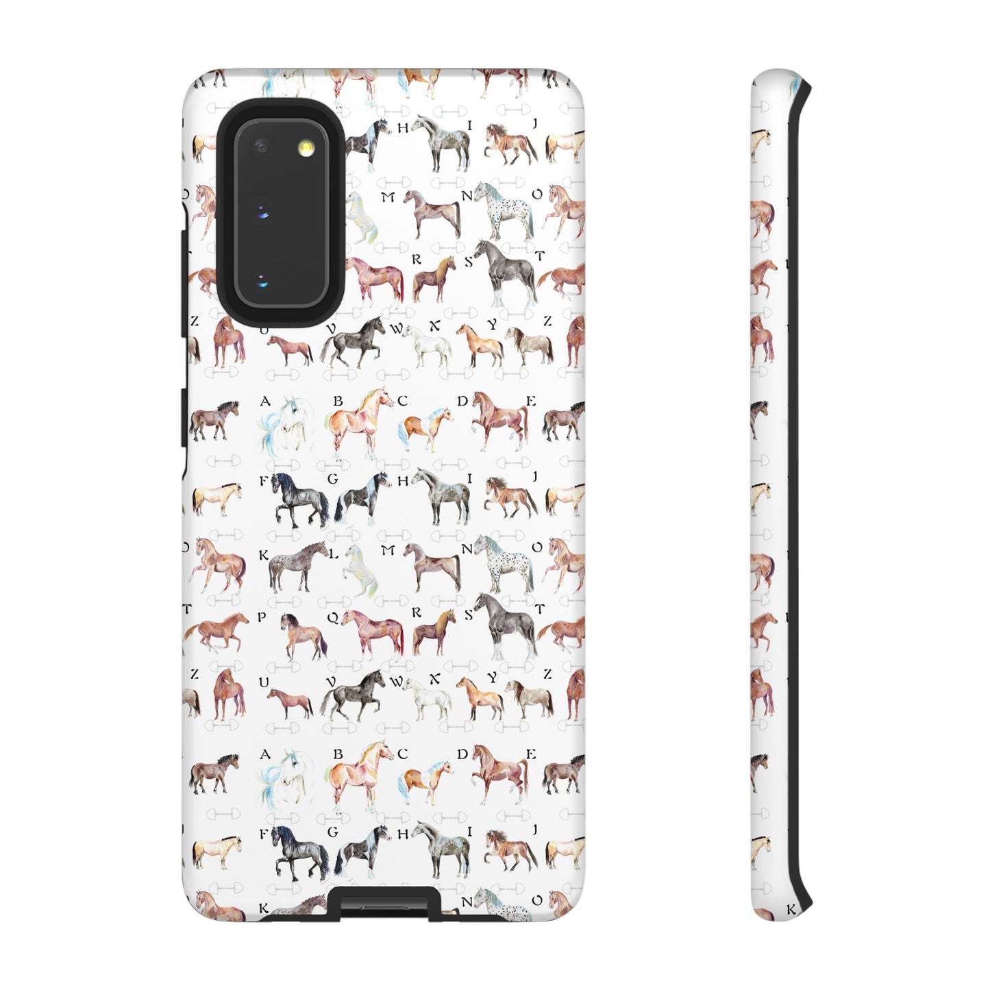 ABC Horse Breeds Tough Phone Case