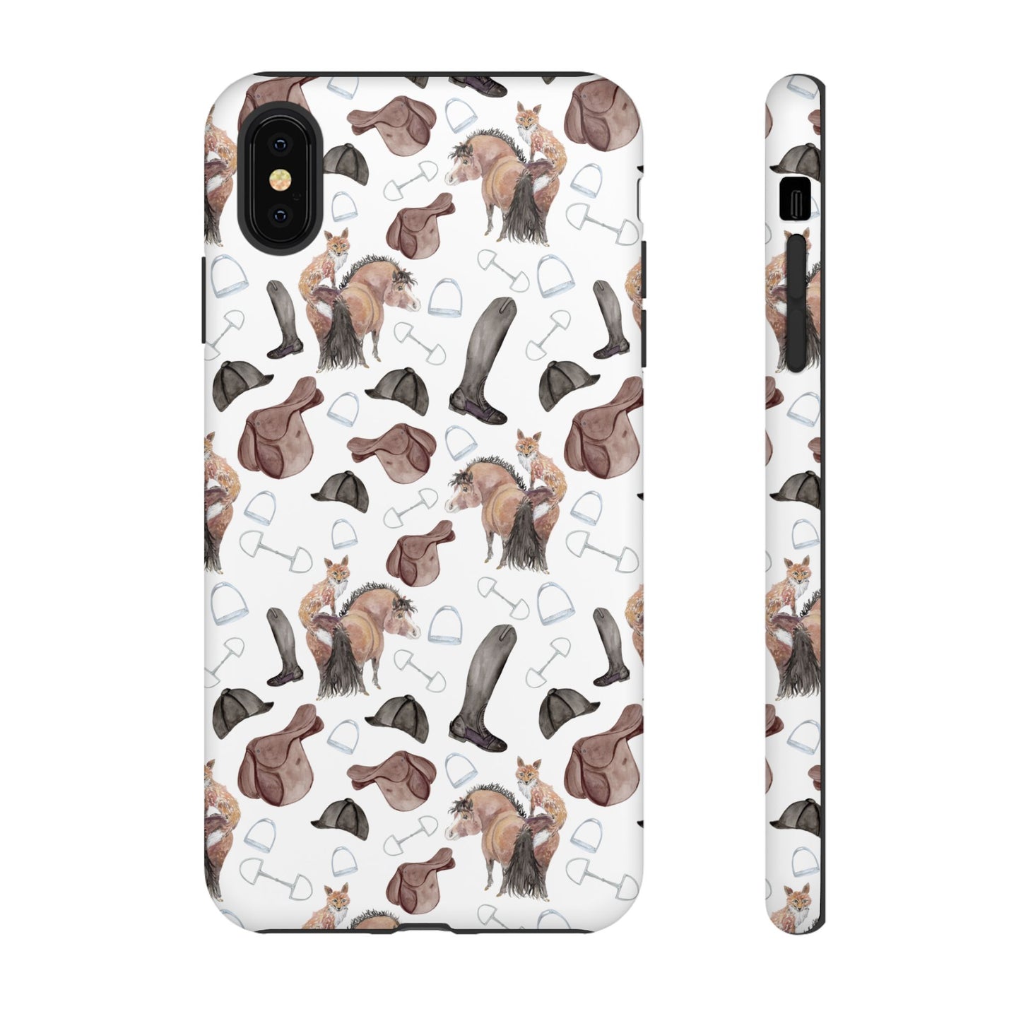 Adorable Little Pony and Fox Print Tough Phone Case