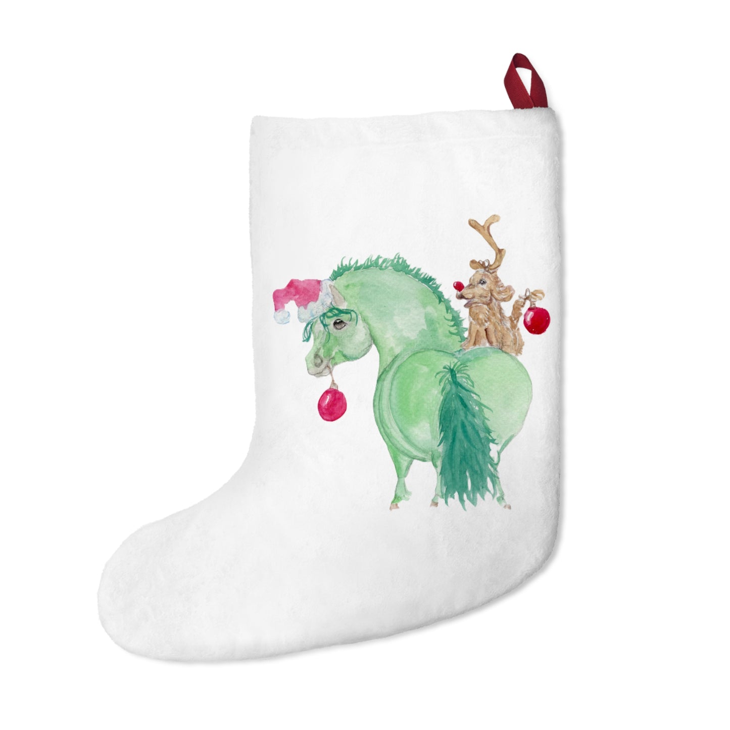 Adorable Grinch Pony Christmas Stockings