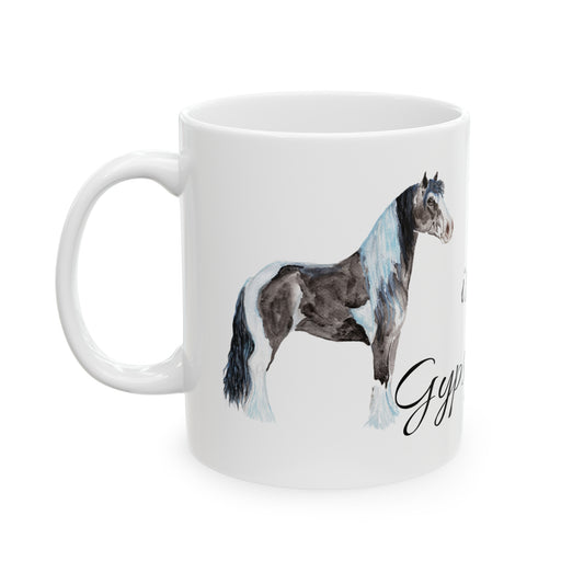 G is for Gypsy Horse   Ceramic Mug, 11oz - SonaEquestrian