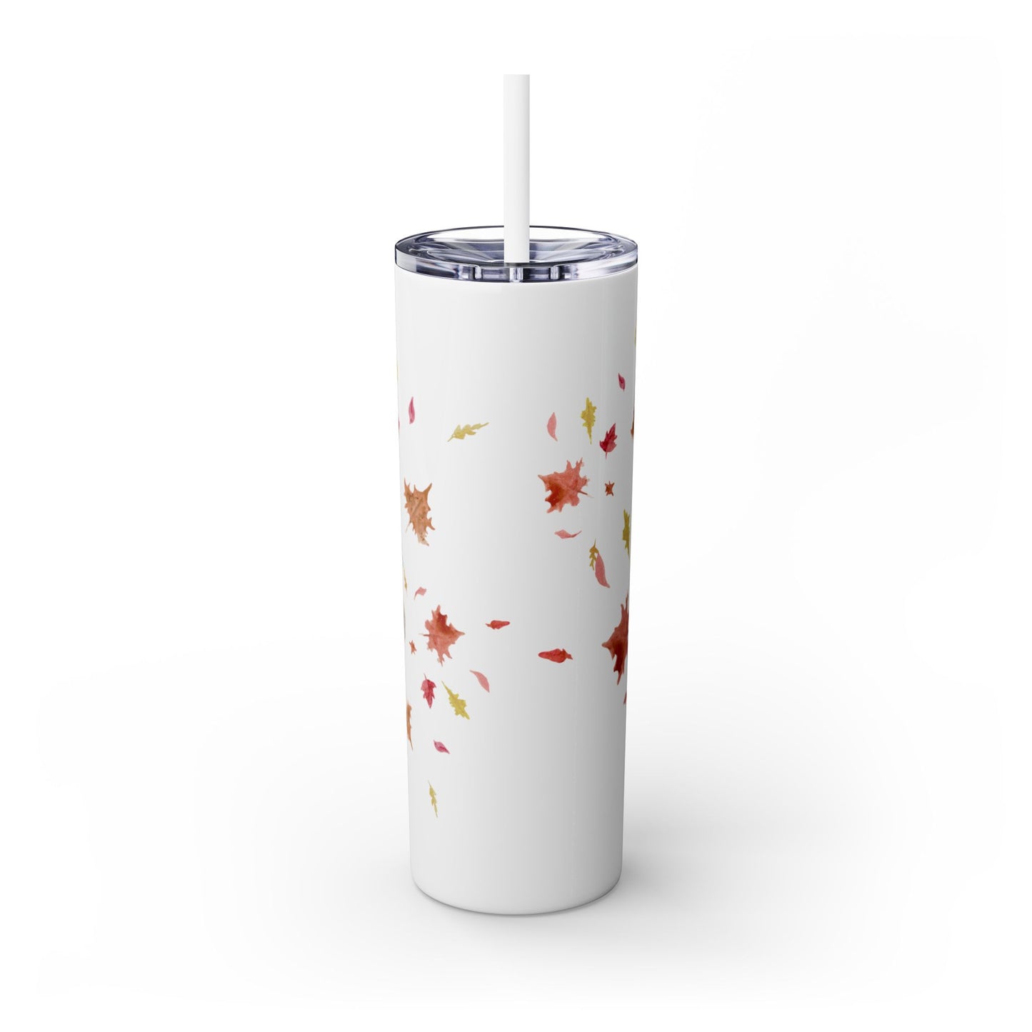 Adorable Little Miss Fall Skinny Tumbler with Straw, 20oz