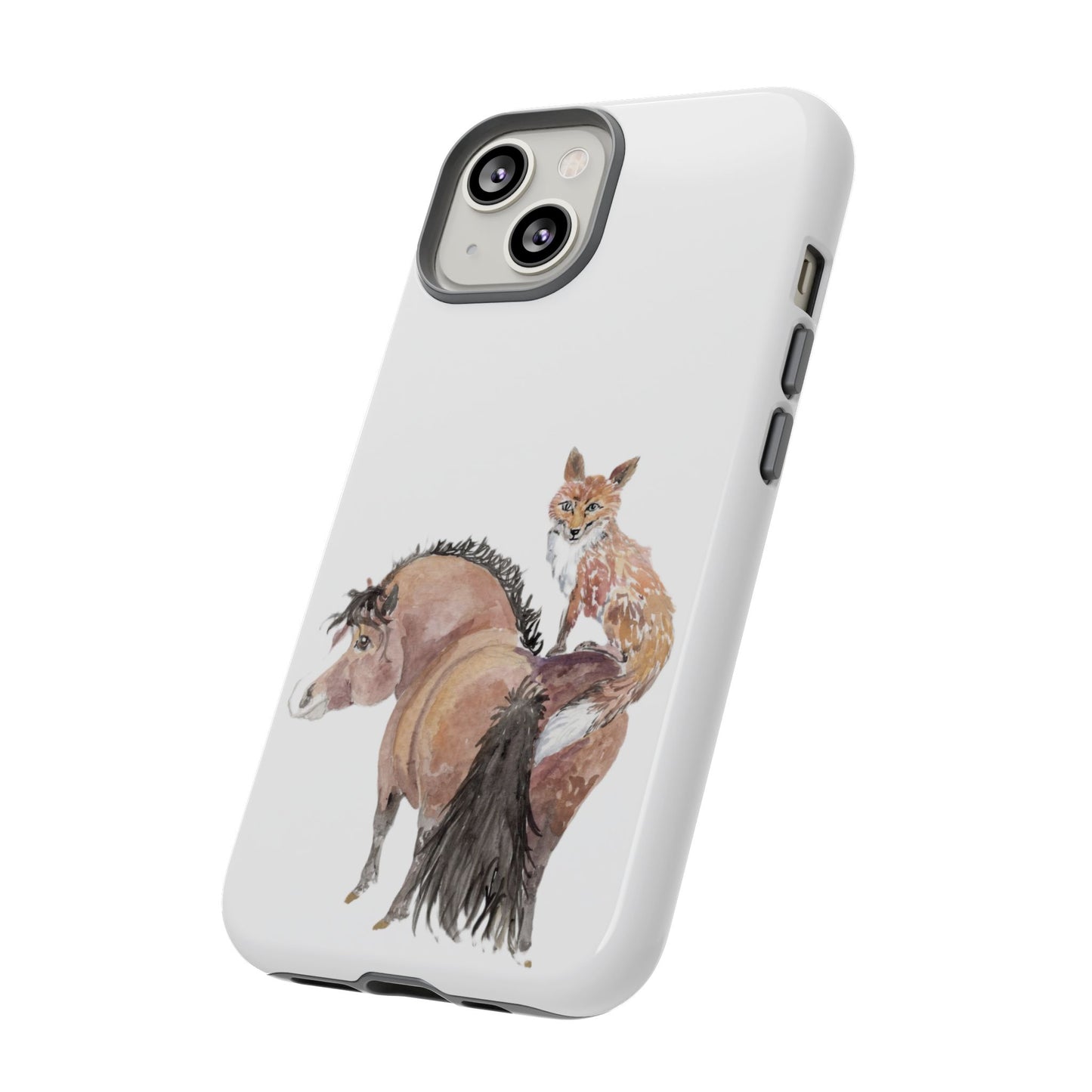 Adorable Little Pony and Fox Friend Tough Phone Case