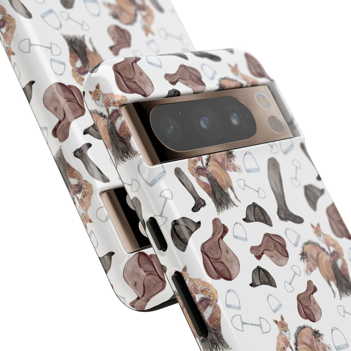 Adorable Little Pony and Fox Print Tough Phone Case