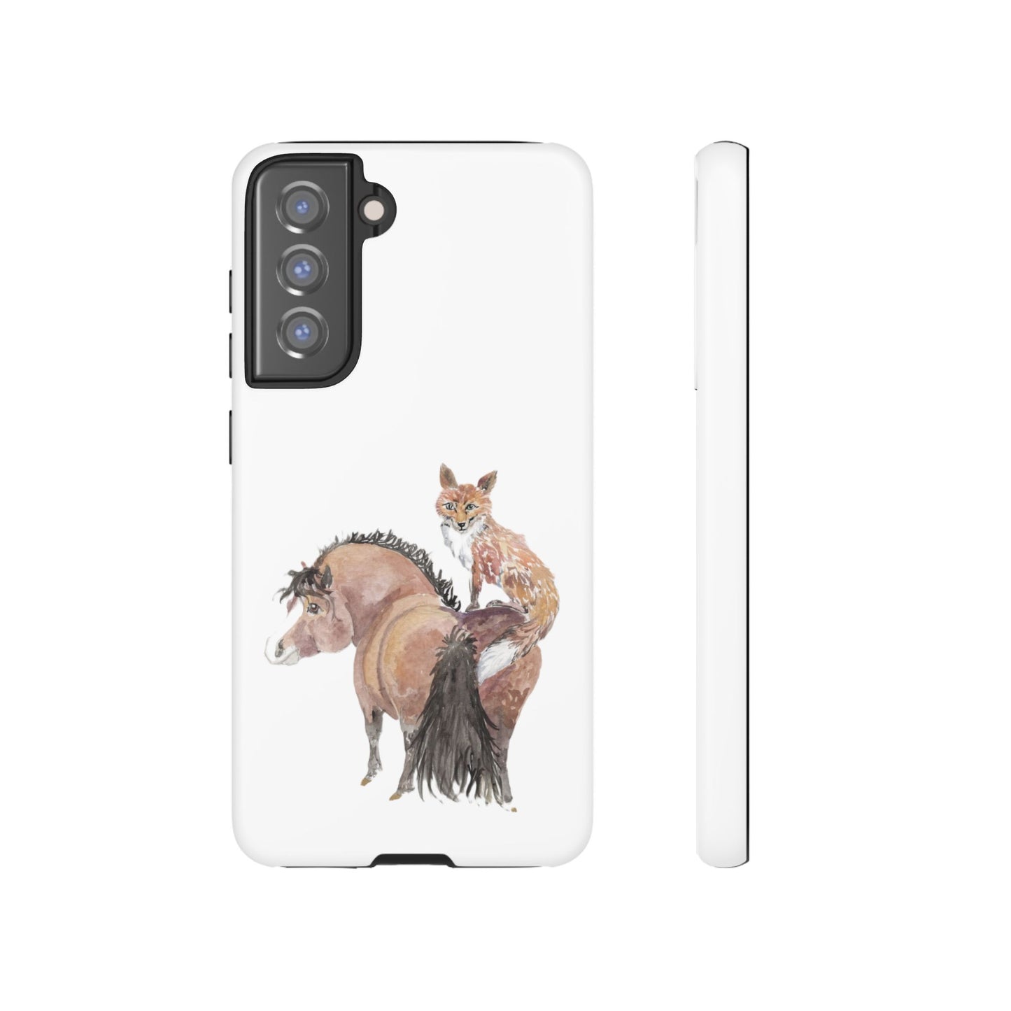 Adorable Little Pony and Fox Friend Tough Phone Case