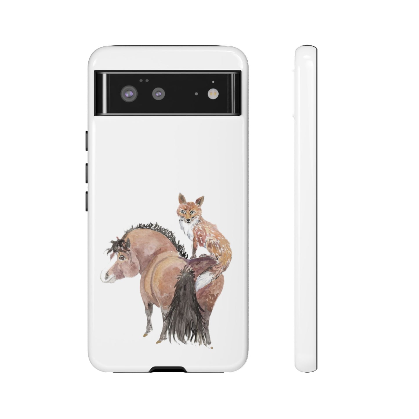 Adorable Little Pony and Fox Friend Tough Phone Case