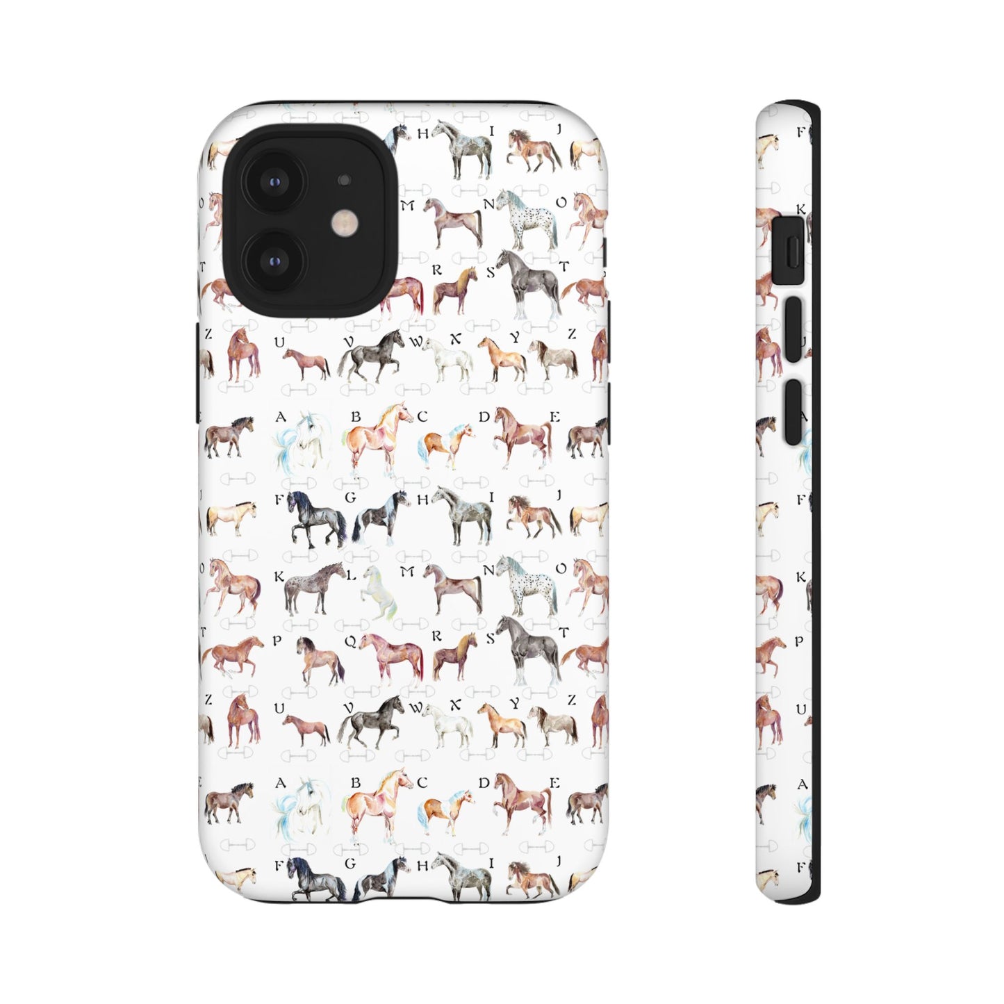 ABC Horse Breeds Tough Phone Case