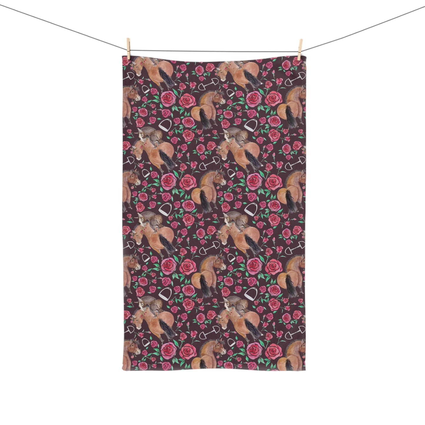Adorable Little Rose and Rico Hand Towel — Cute Kitchen Towel