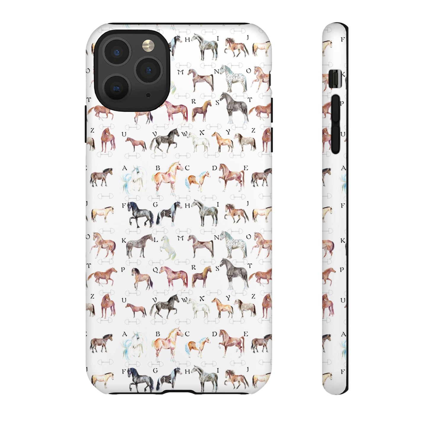 ABC Horse Breeds Tough Phone Case