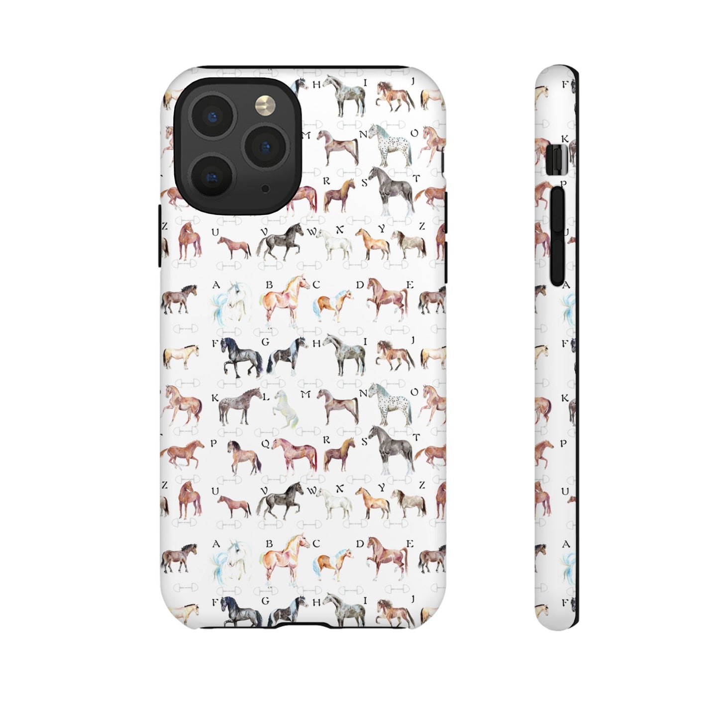 ABC Horse Breeds Tough Phone Case