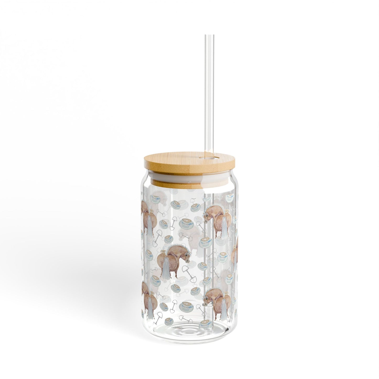 Adorable Pony Cup of Love Sipper Glass, 16oz