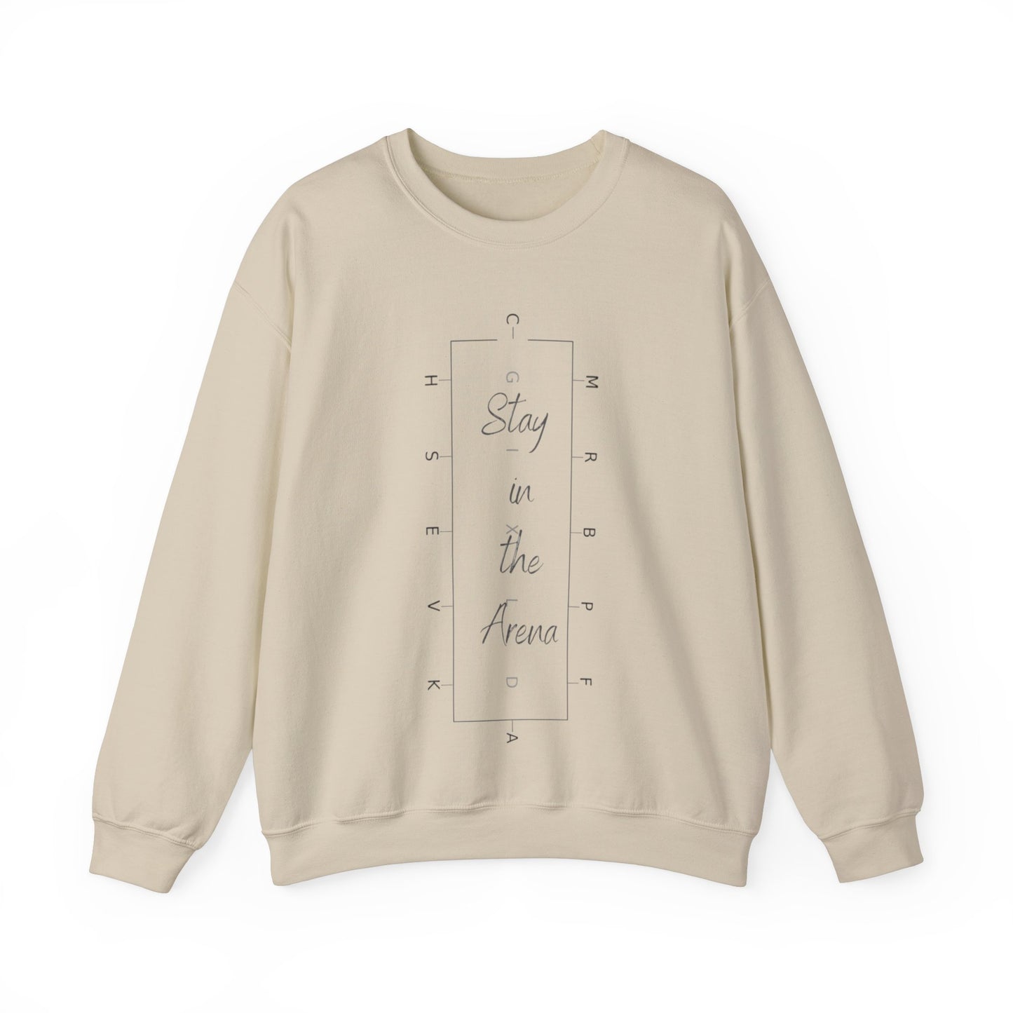 Stay in the Arena Crewneck Sweatshirt - SonaEquestrian