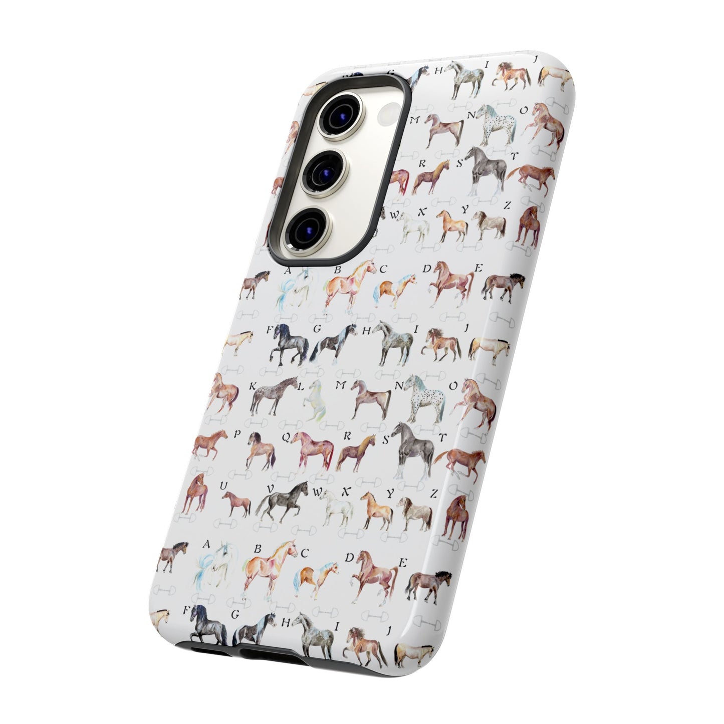ABC Horse Breeds Tough Phone Case