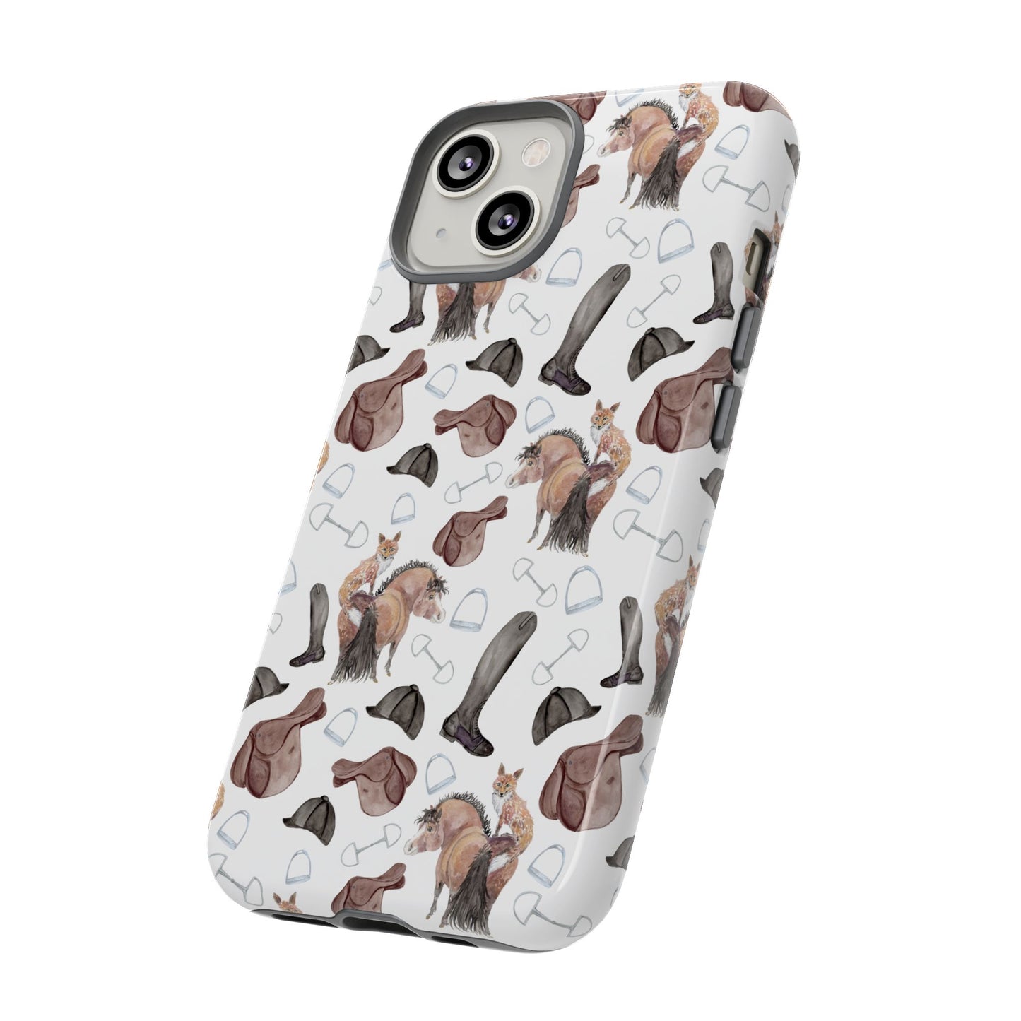 Adorable Little Pony and Fox Print Tough Phone Case
