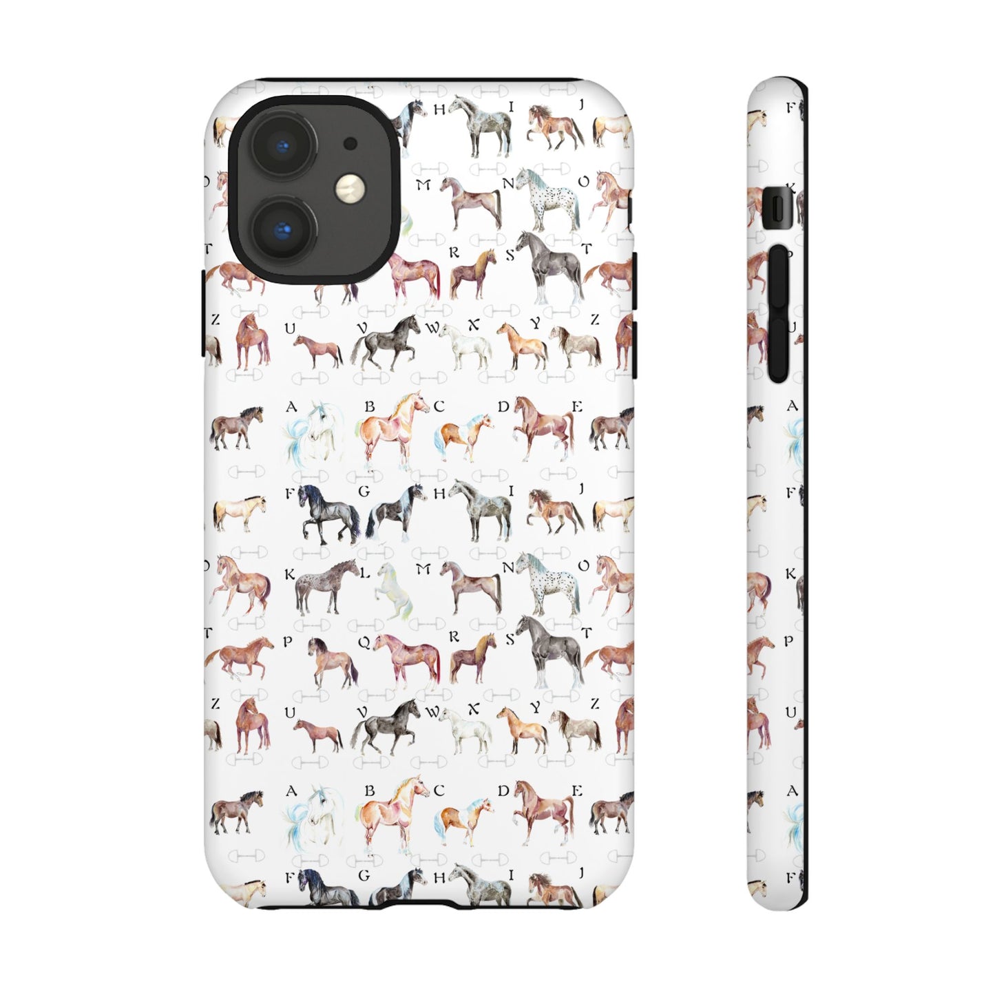 ABC Horse Breeds Tough Phone Case