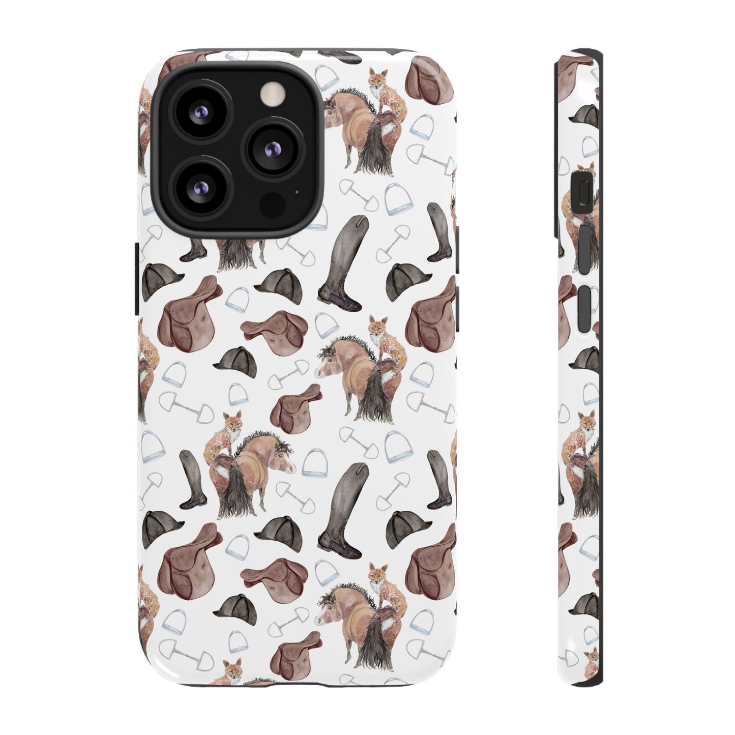 Adorable Little Pony and Fox Print Tough Phone Case