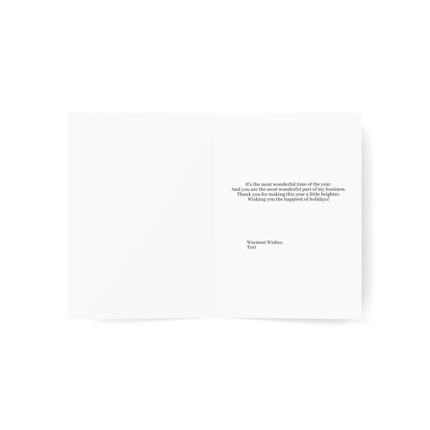 Snowflake Greeting Cards (1, 10, 30, and 50pcs)