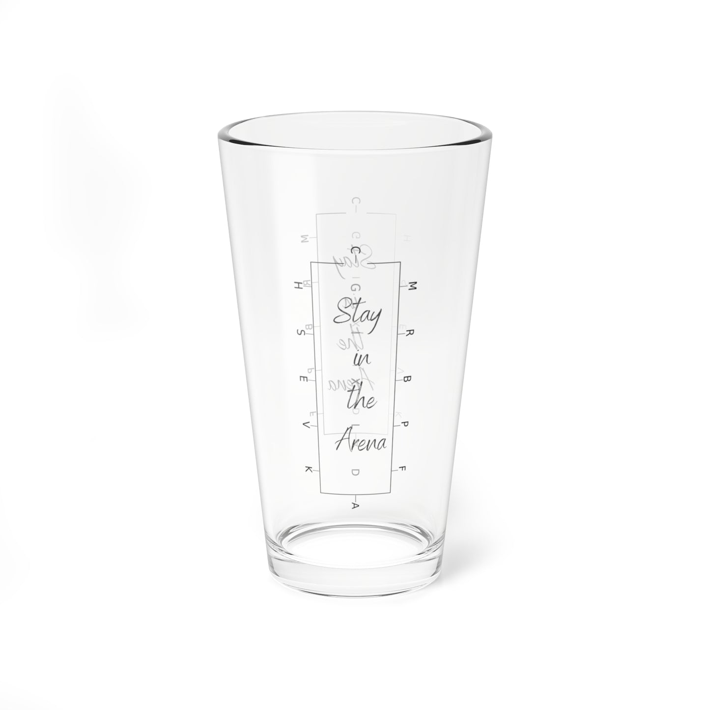 Stay in the Arena Glass, 16oz - SonaEquestrian