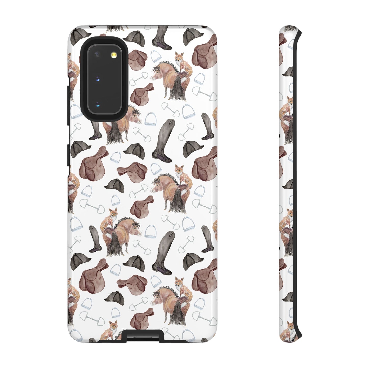 Adorable Little Pony and Fox Print Tough Phone Case