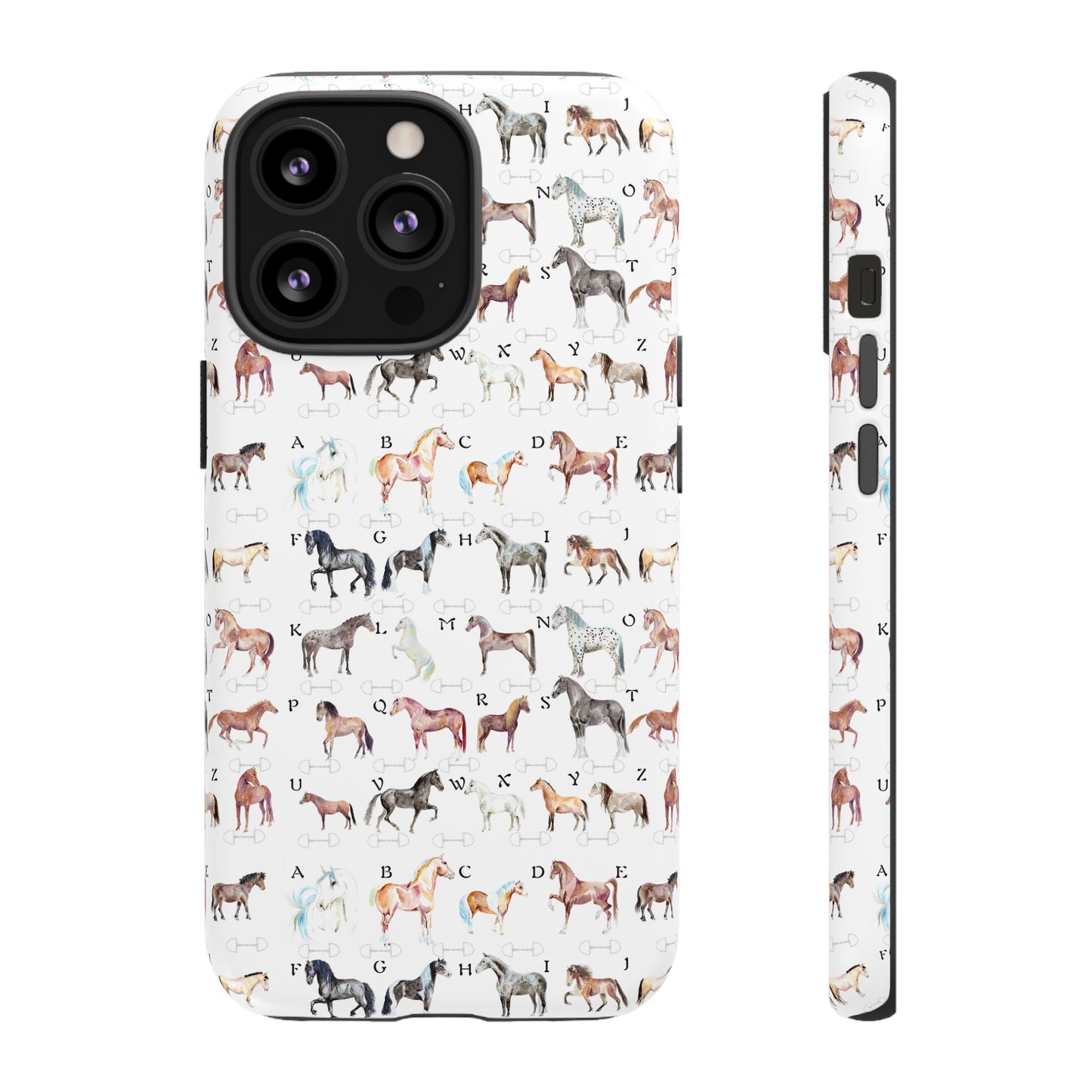ABC Horse Breeds Tough Phone Case