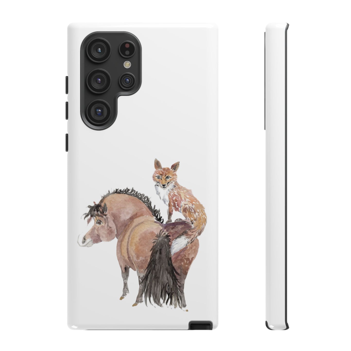 Adorable Little Pony and Fox Friend Tough Phone Case