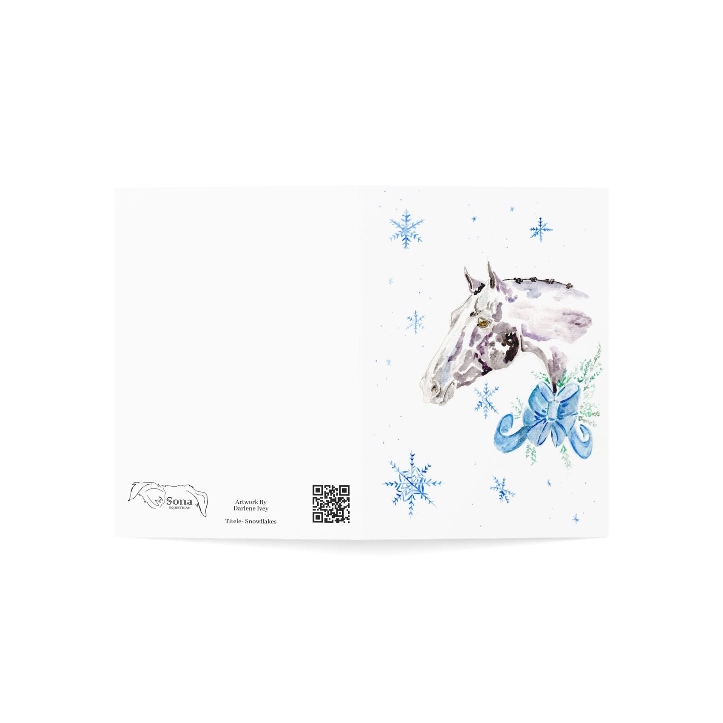 Snowflake Greeting Cards (1, 10, 30, and 50pcs)