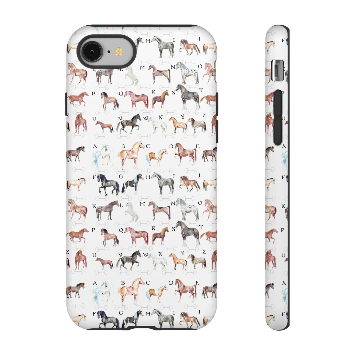 ABC Horse Breeds Tough Phone Case