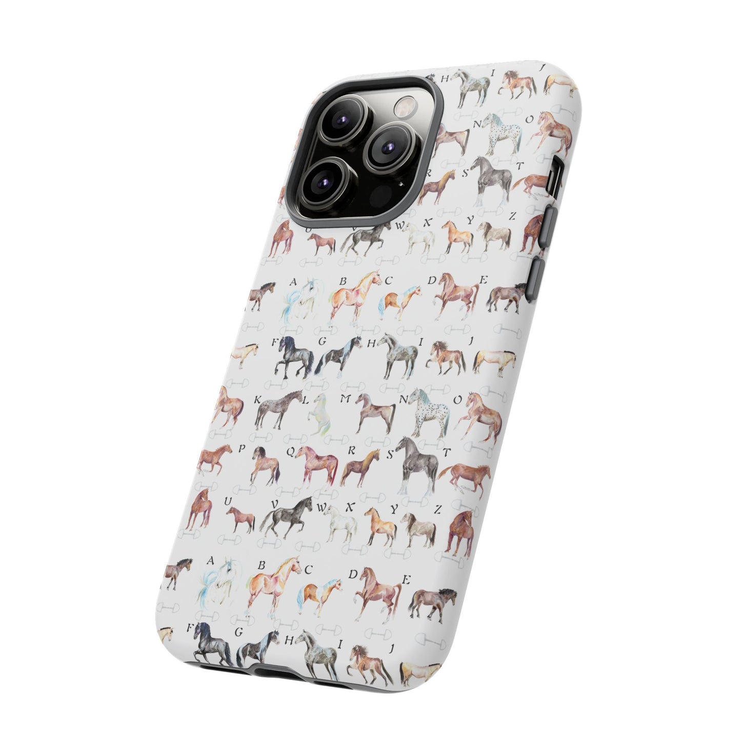 ABC Horse Breeds Tough Phone Case