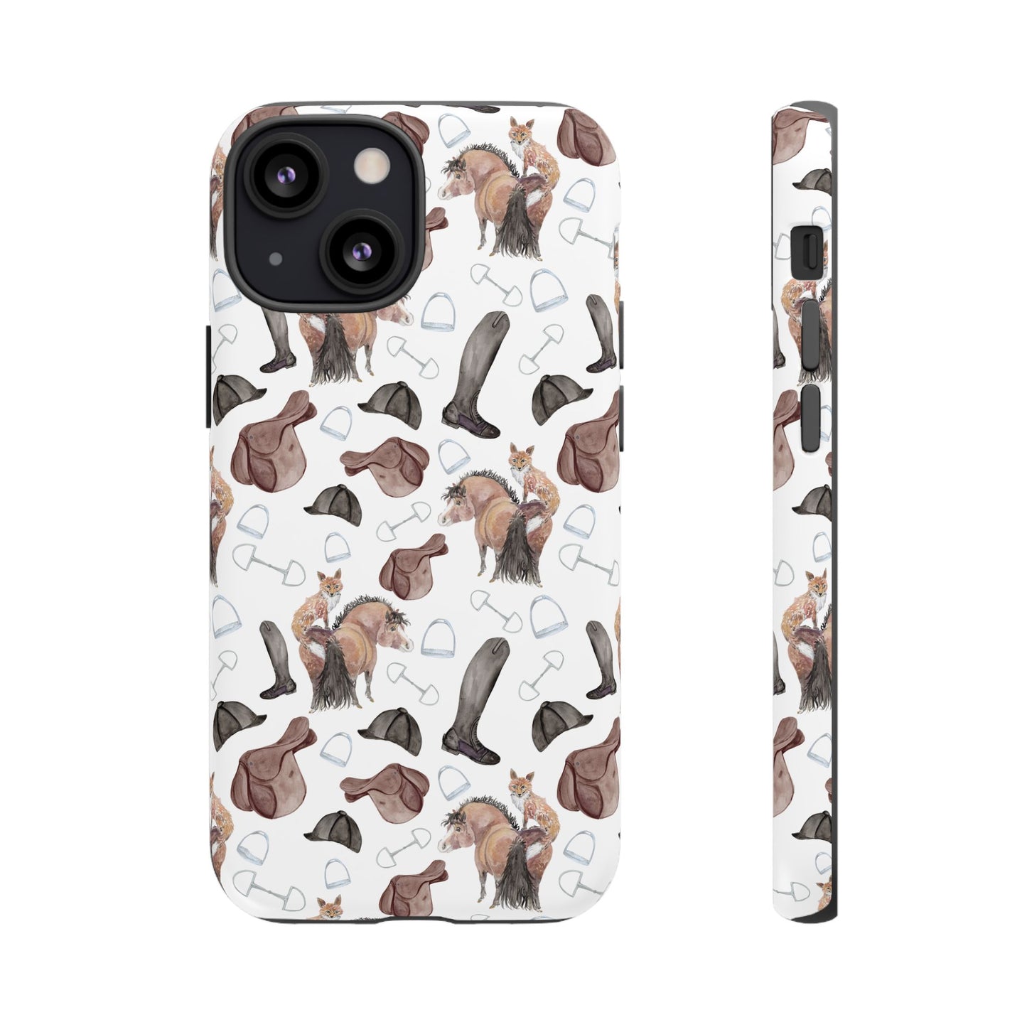 Adorable Little Pony and Fox Print Tough Phone Case