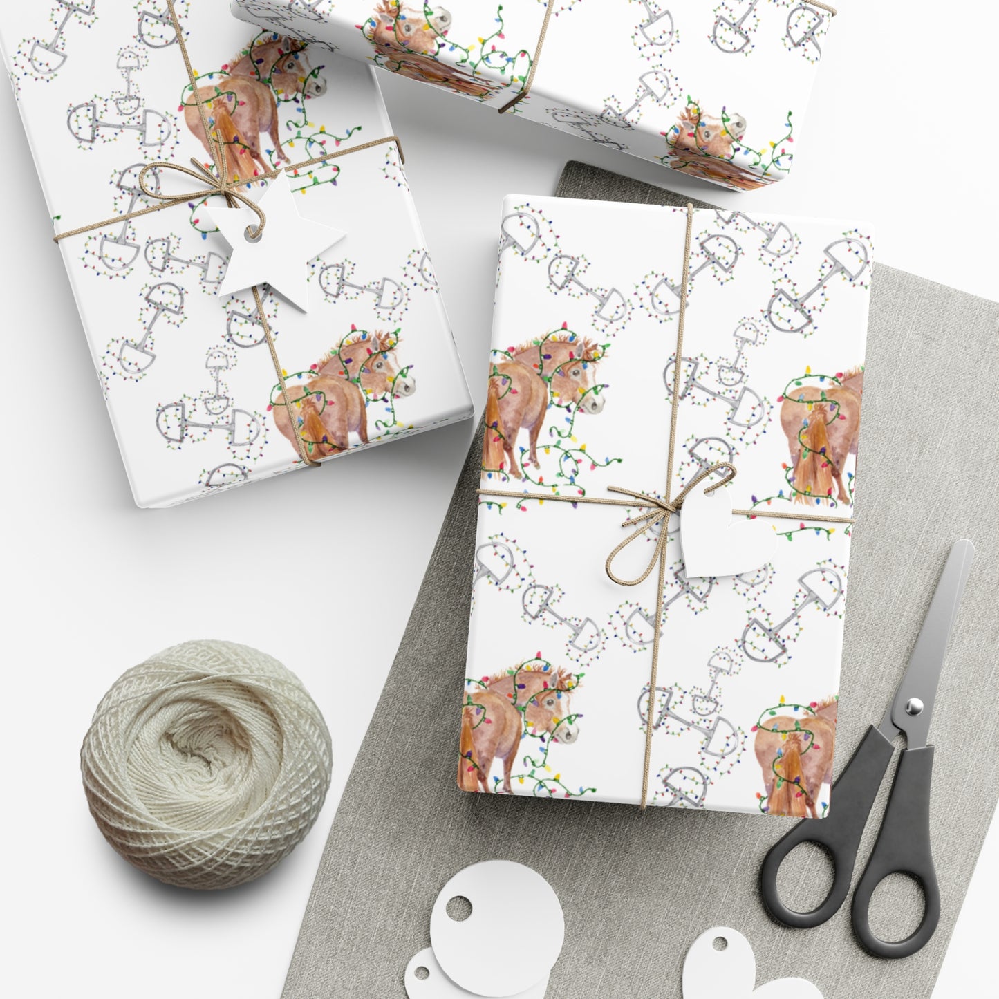 Adorable Holiday Helper Gift Wrap Papers