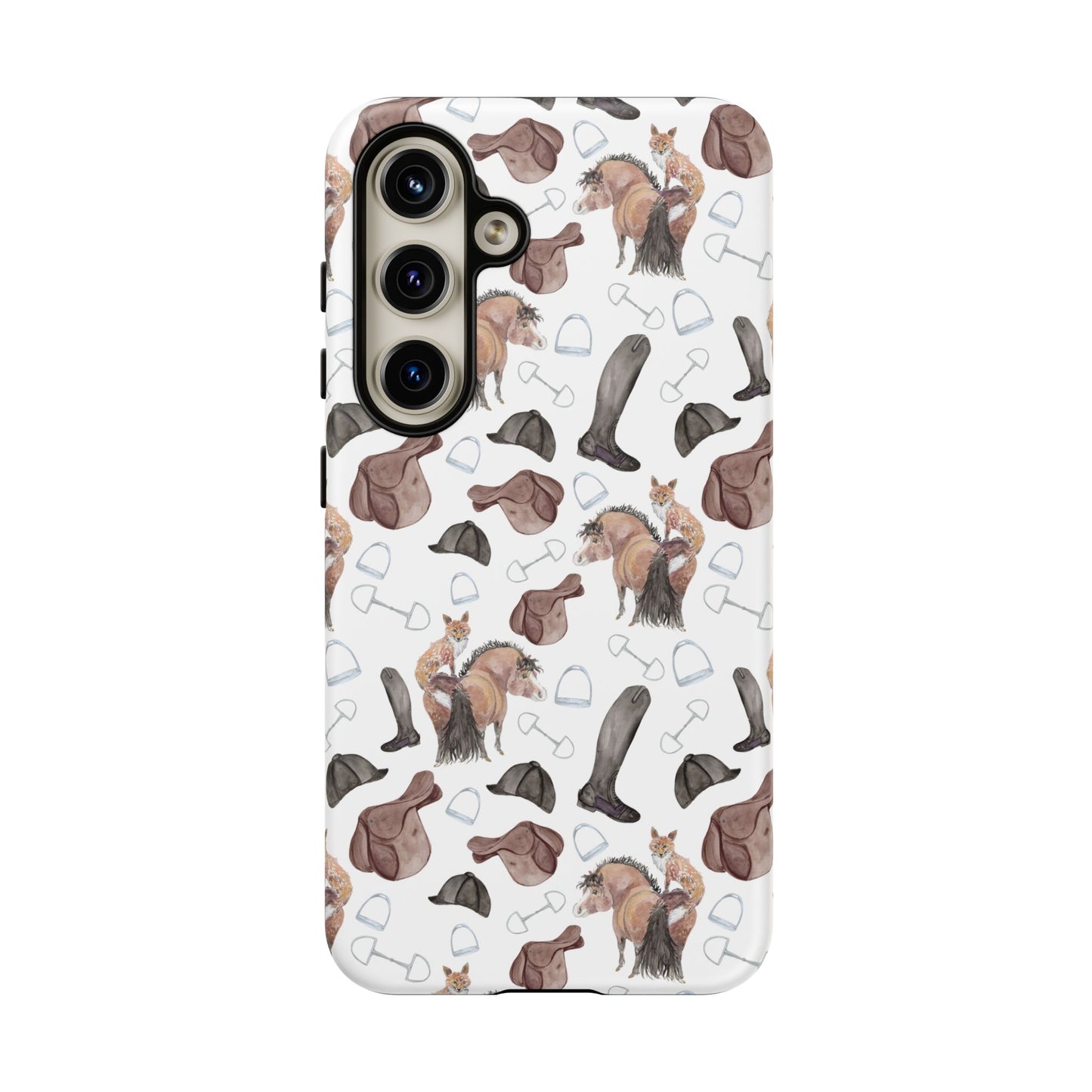 Adorable Little Pony and Fox Print Tough Phone Case