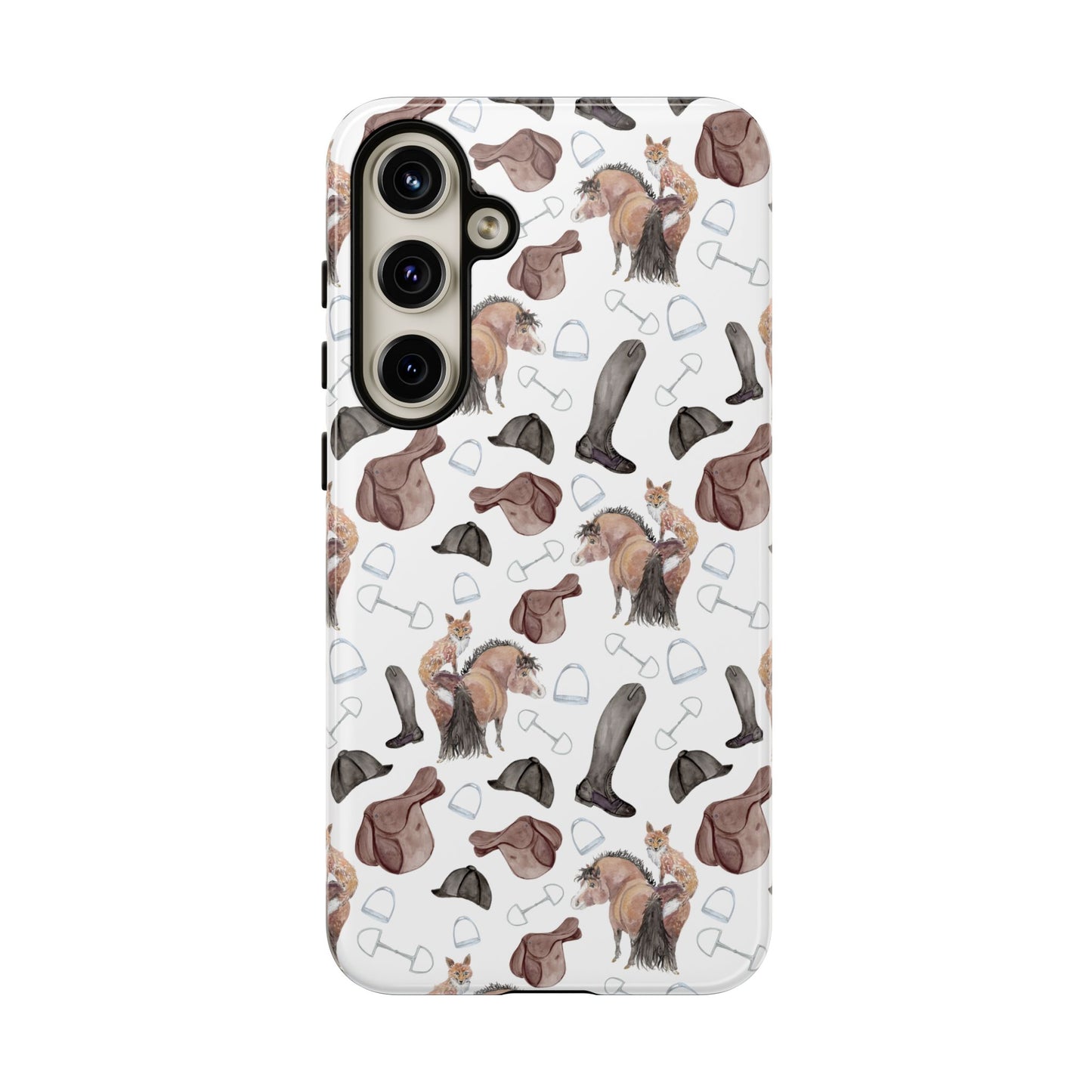 Adorable Little Pony and Fox Print Tough Phone Case