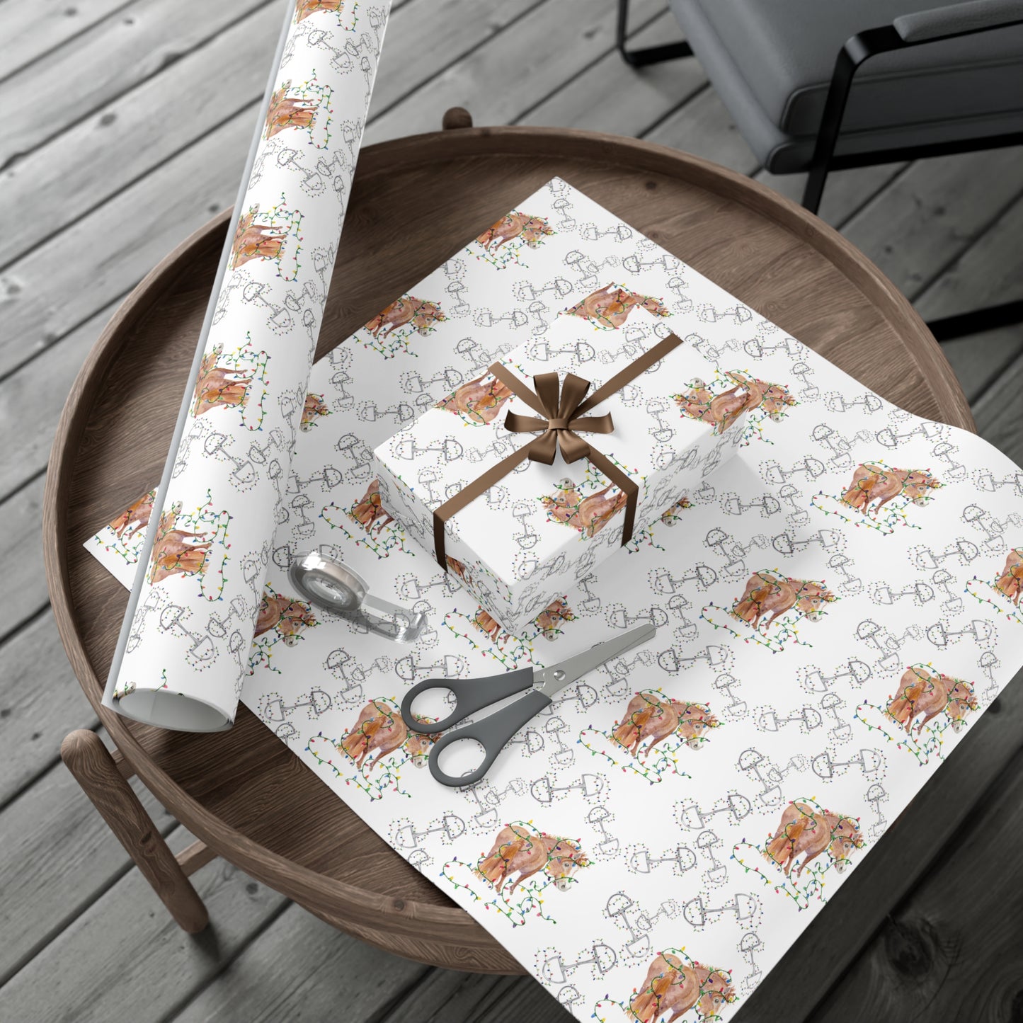 Adorable Holiday Helper Gift Wrap Papers