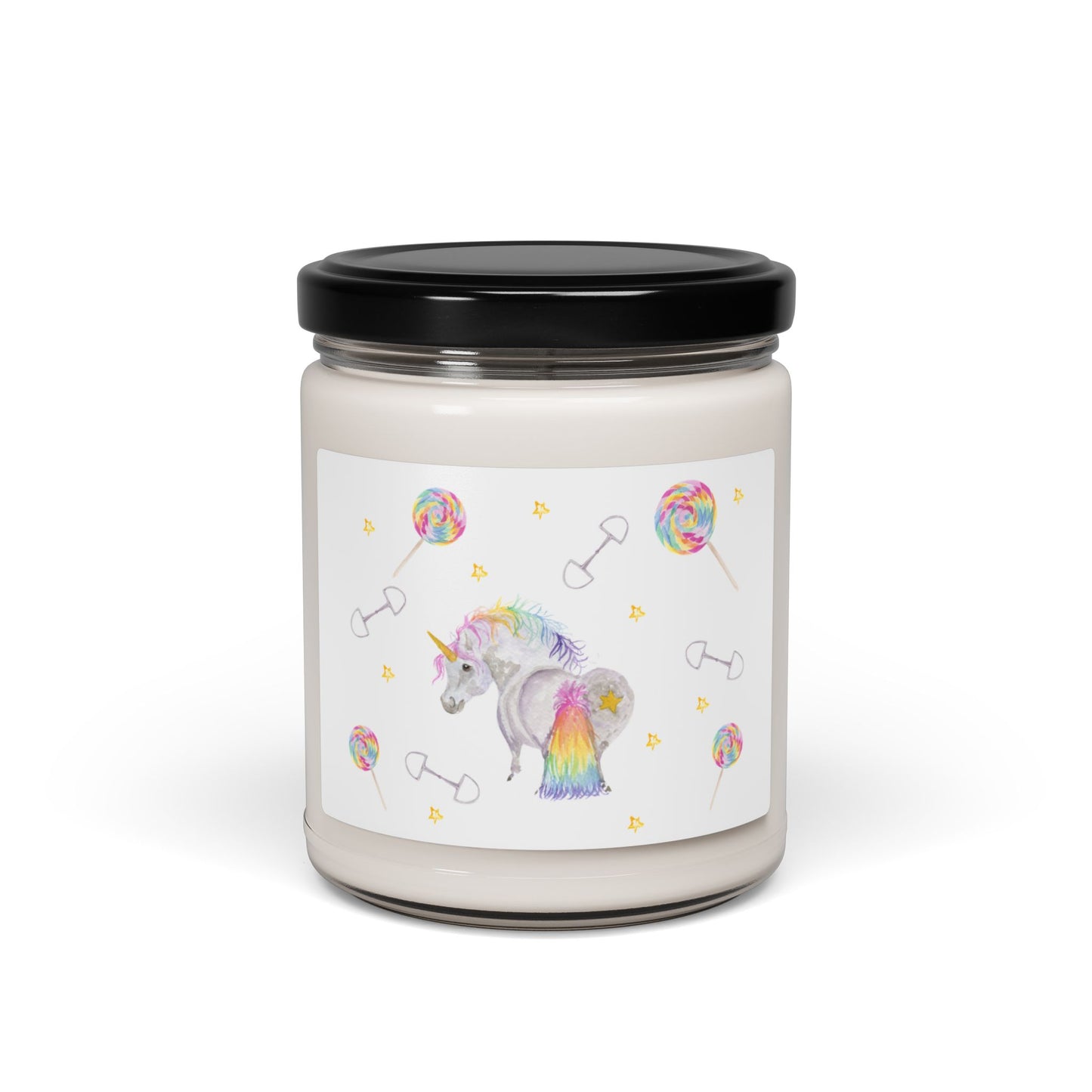 Adorable Little Unicorn Scented Soy Candle, 9oz
