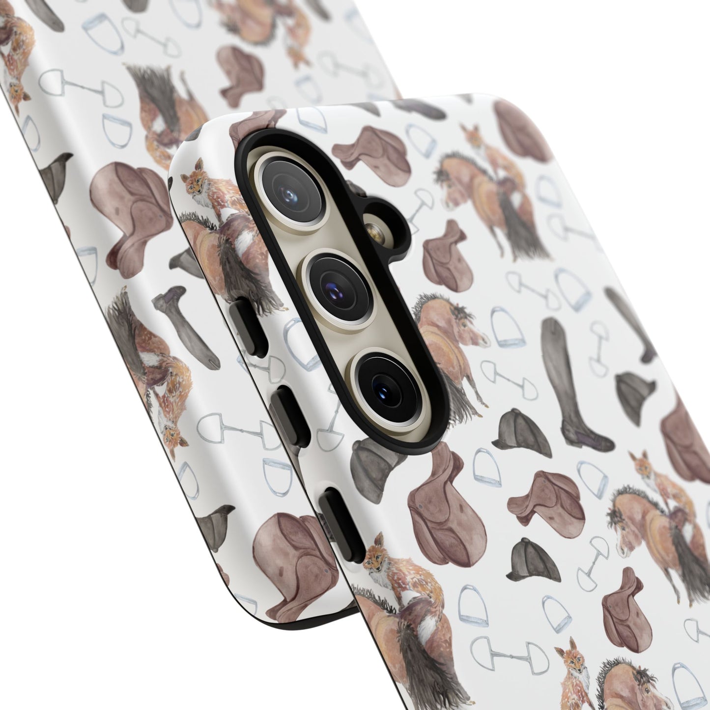 Adorable Little Pony and Fox Print Tough Phone Case
