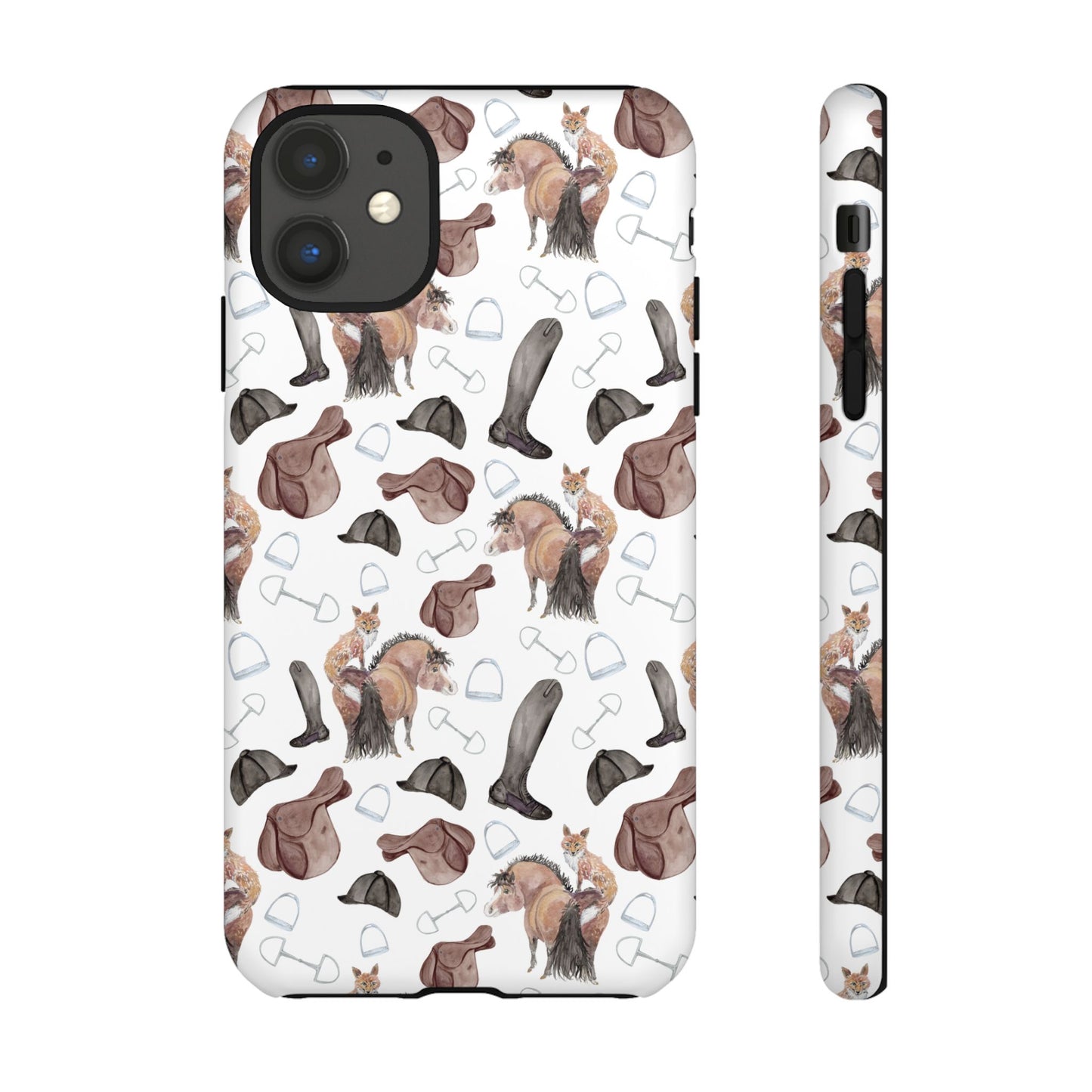 Adorable Little Pony and Fox Print Tough Phone Case