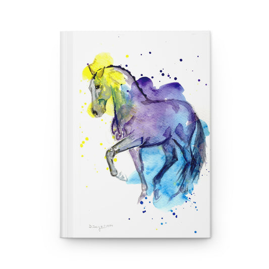 Hardcover Journal Matte -Splash dance