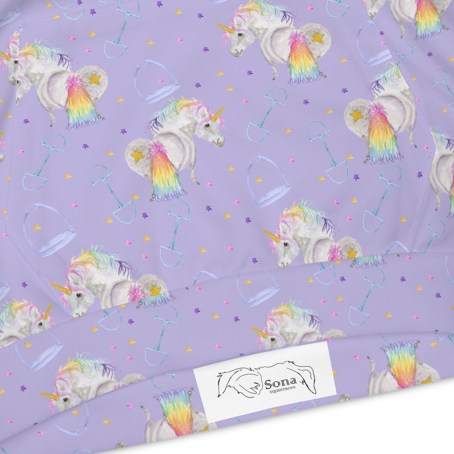 Adorable little Unicorns Lavender Children's Hoodie